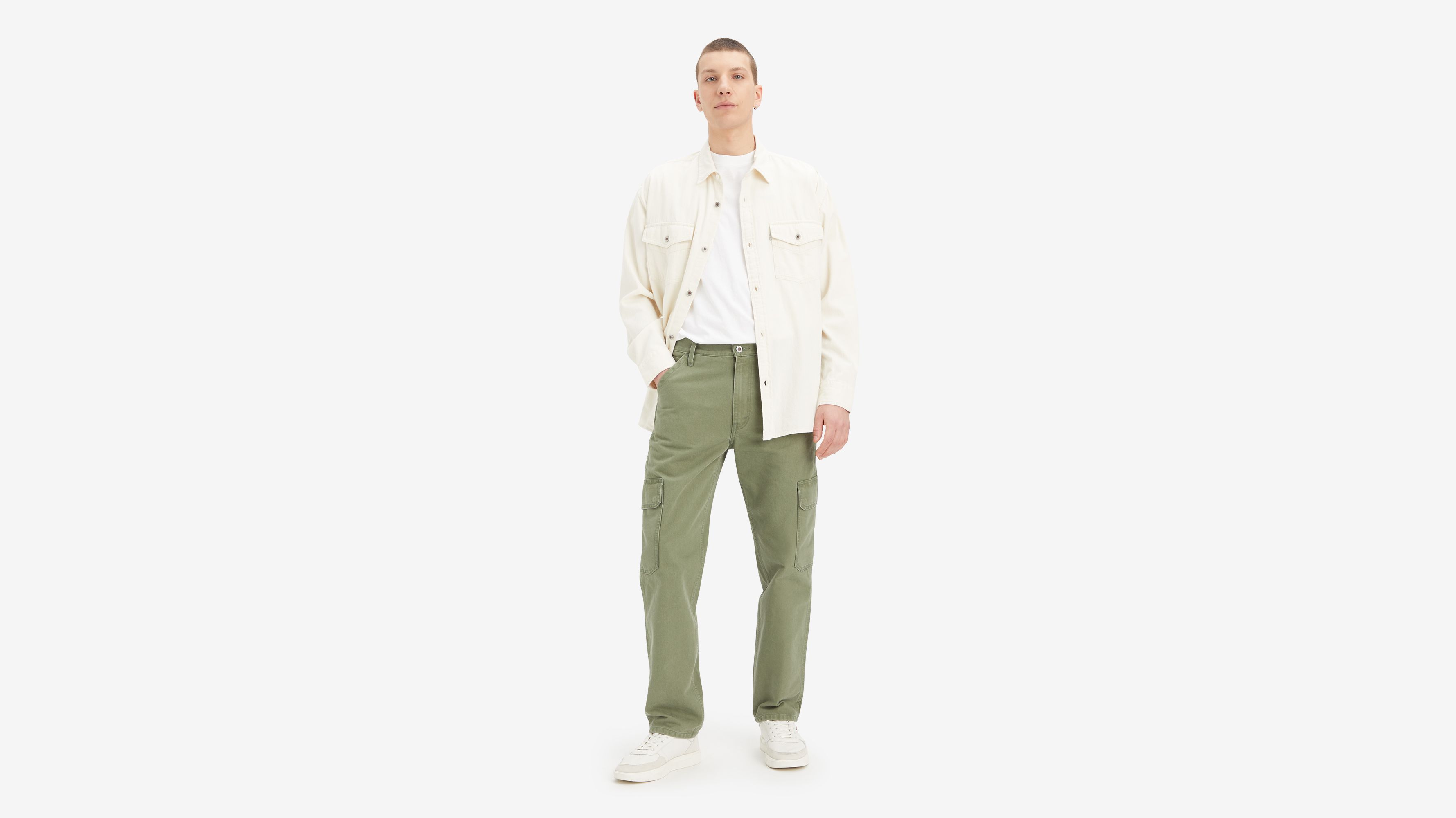 Silvertab™ Loose Cargo Men's Jeans - Green | Levi's® CA