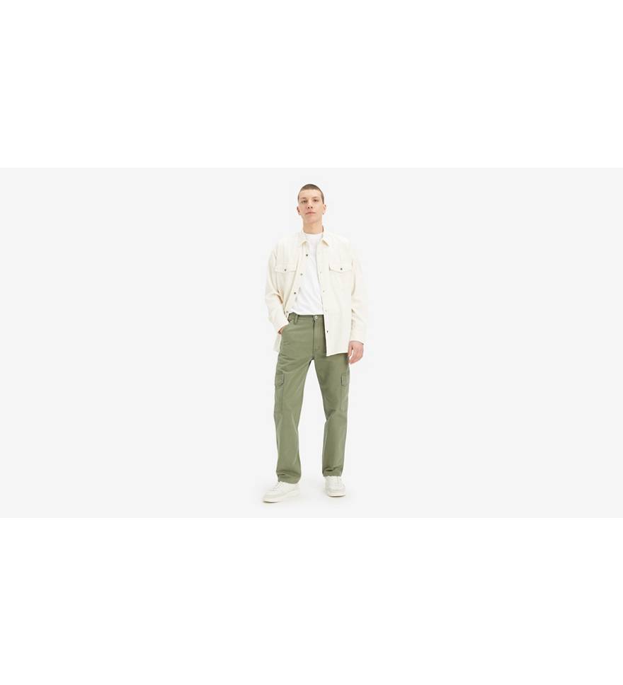 Silvertab™ Loose Cargo Men's Jeans - Green | Levi's® US