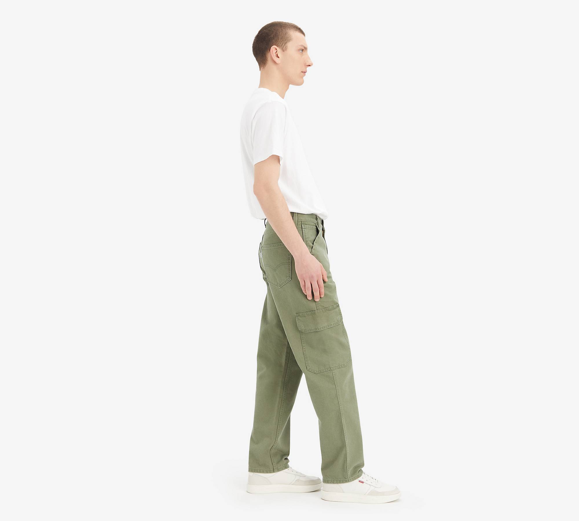 Silvertab™ Loose Cargo Men's Jeans - Green | Levi's® US