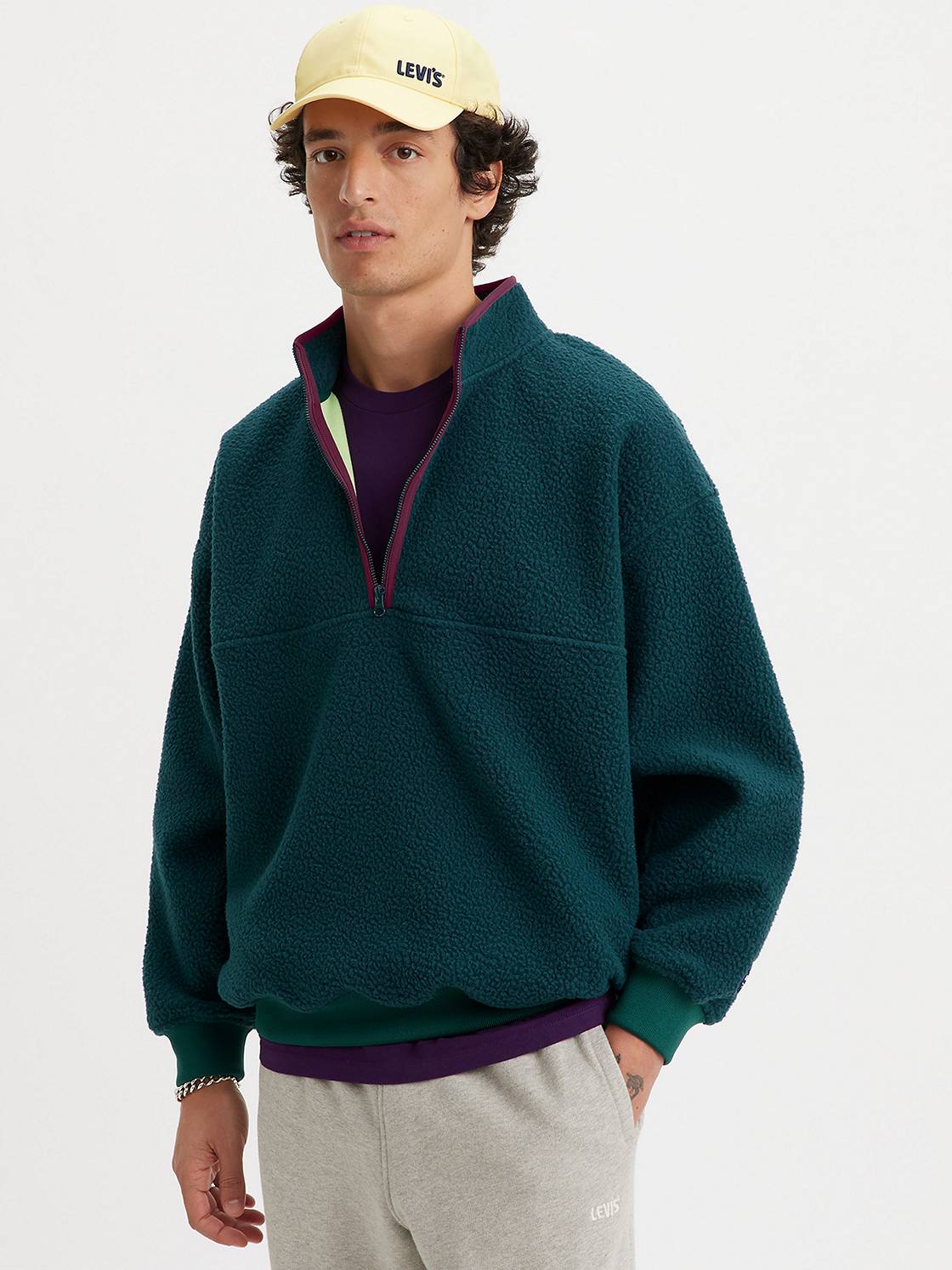 Levi's® Gold Tab™ Shoreline Half Zip Sweatshirt 1