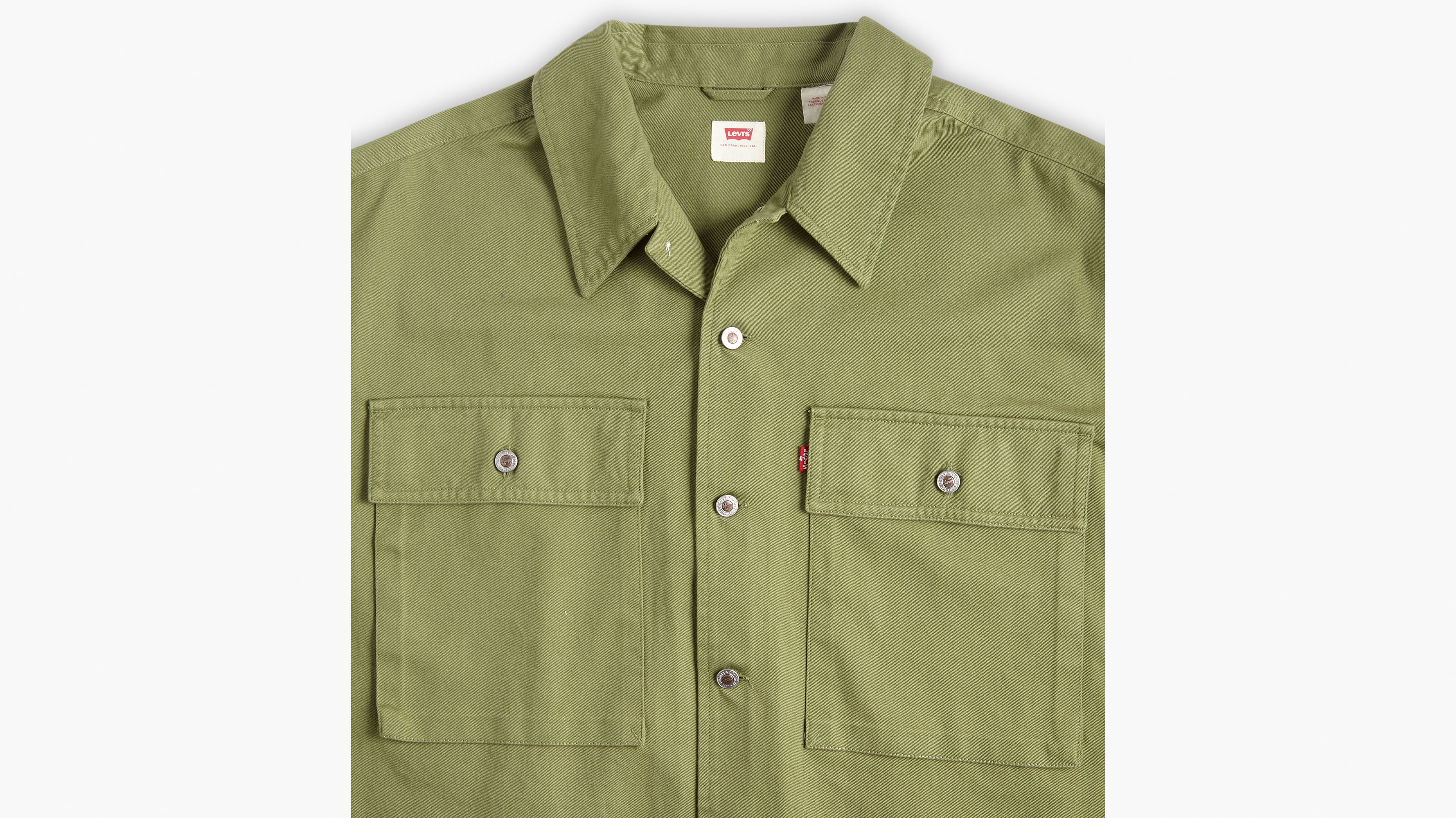 Giacca camicia con tasca applicata 7