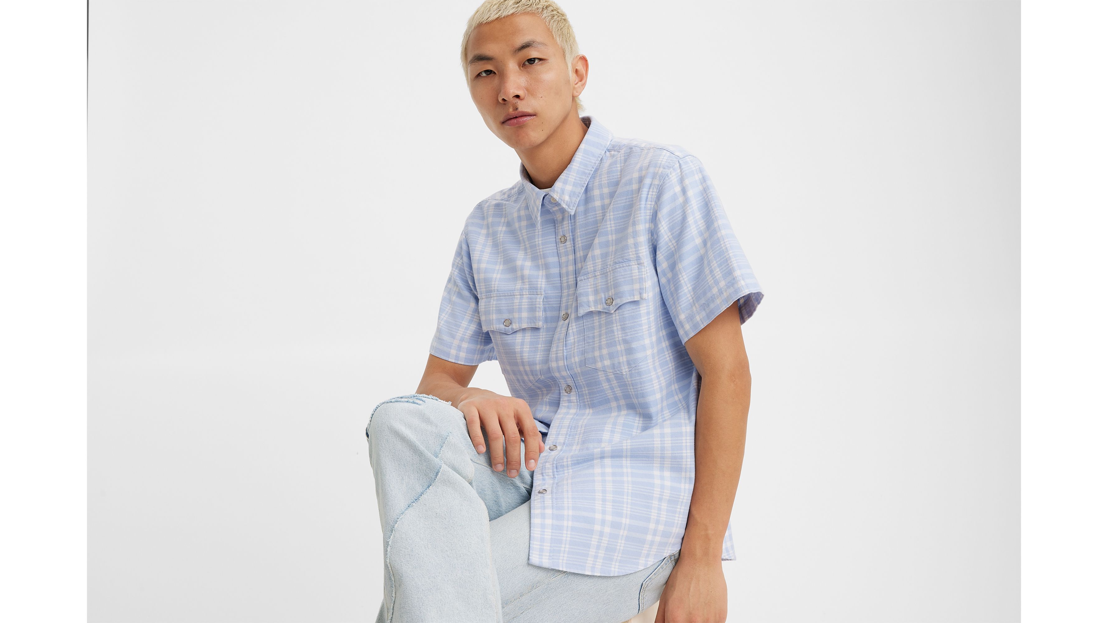 Chemise Homme Bleu Marine Coupe Décontractée en Lin