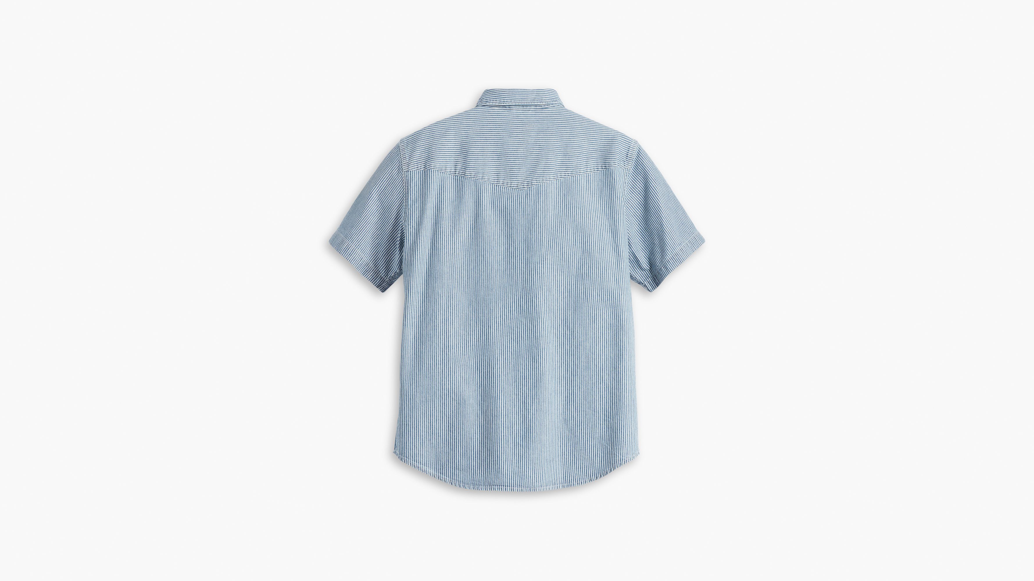 Relaxed Fit Kurzarm-Westernhemd 6