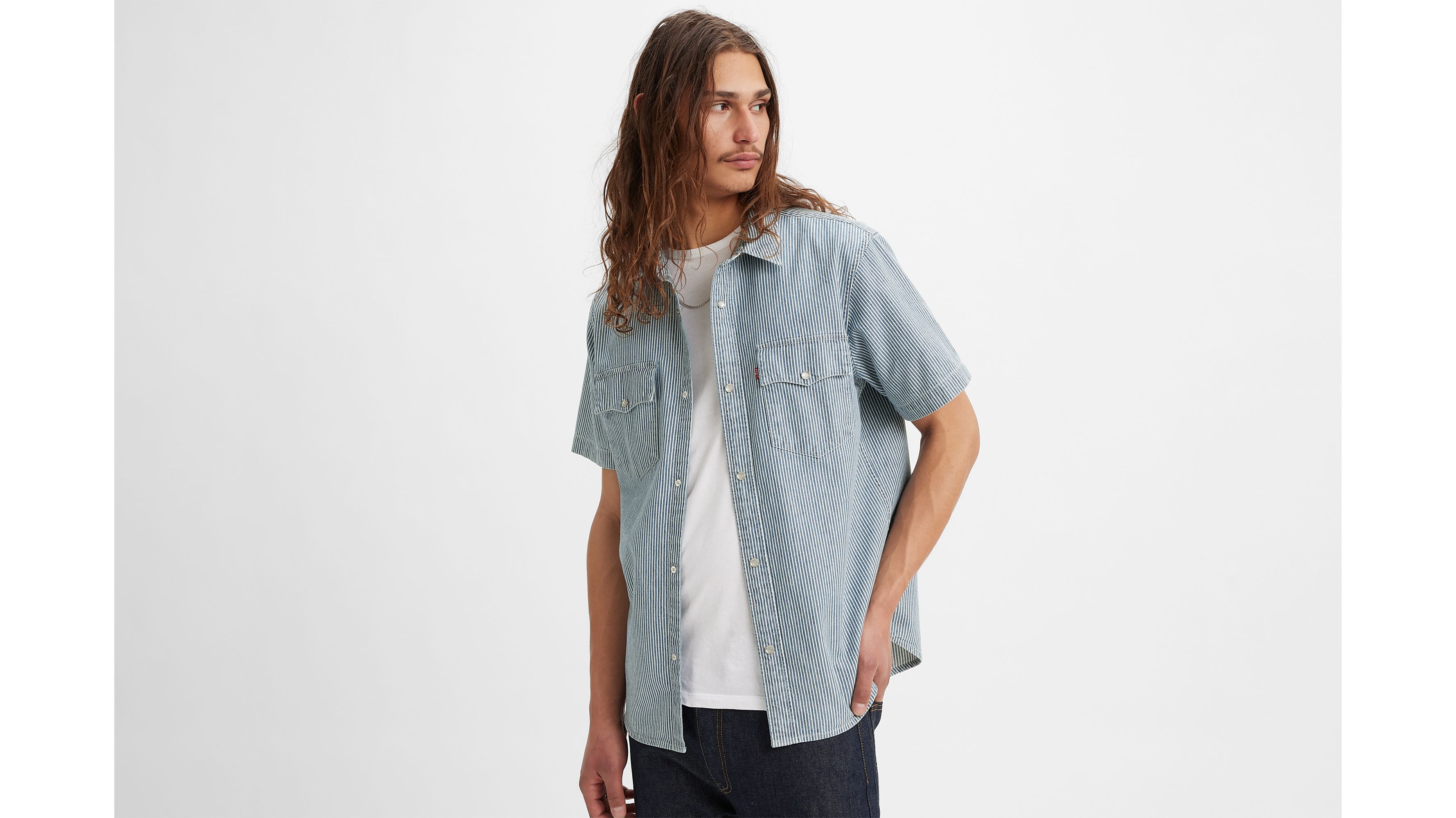 Levi's short sleeve clearance western shirt