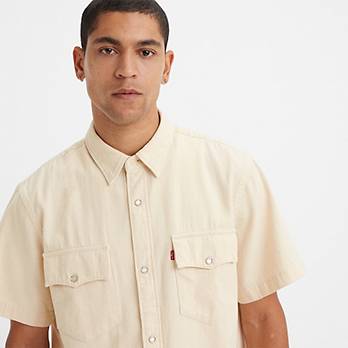 Short Sleeve Relaxed Fit Western Shirt 3