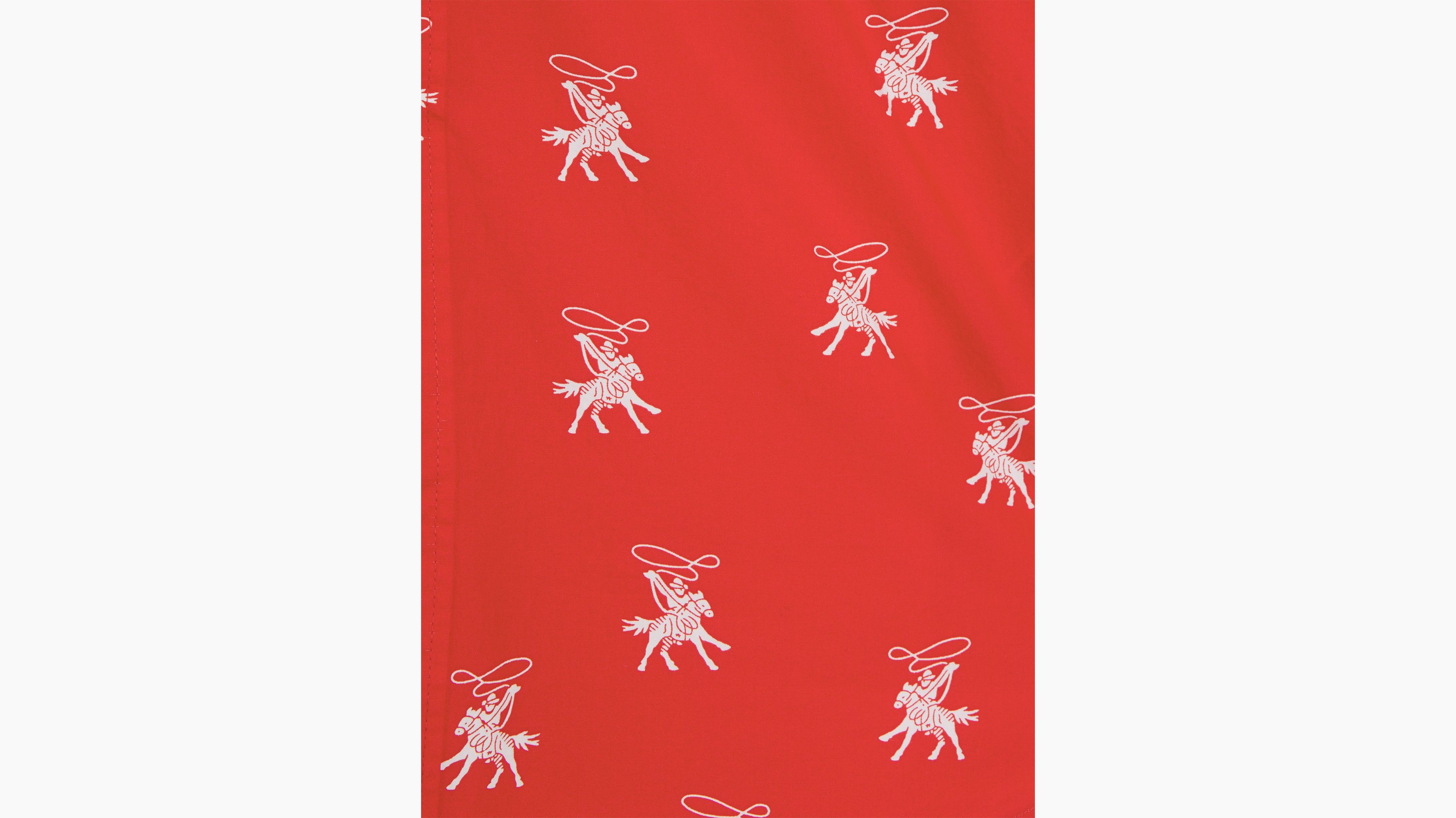 Relaxed Fit Kurzarm-Westernhemd 4