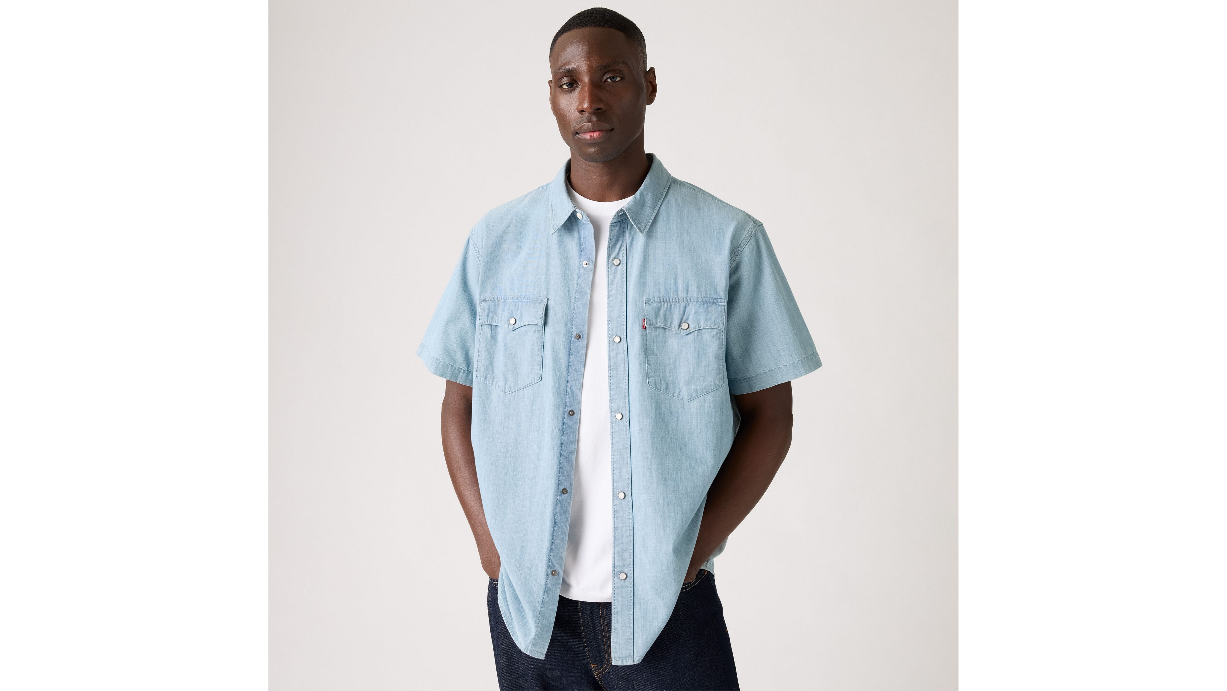 Short Sleeve Relaxed Fit Western Shirt