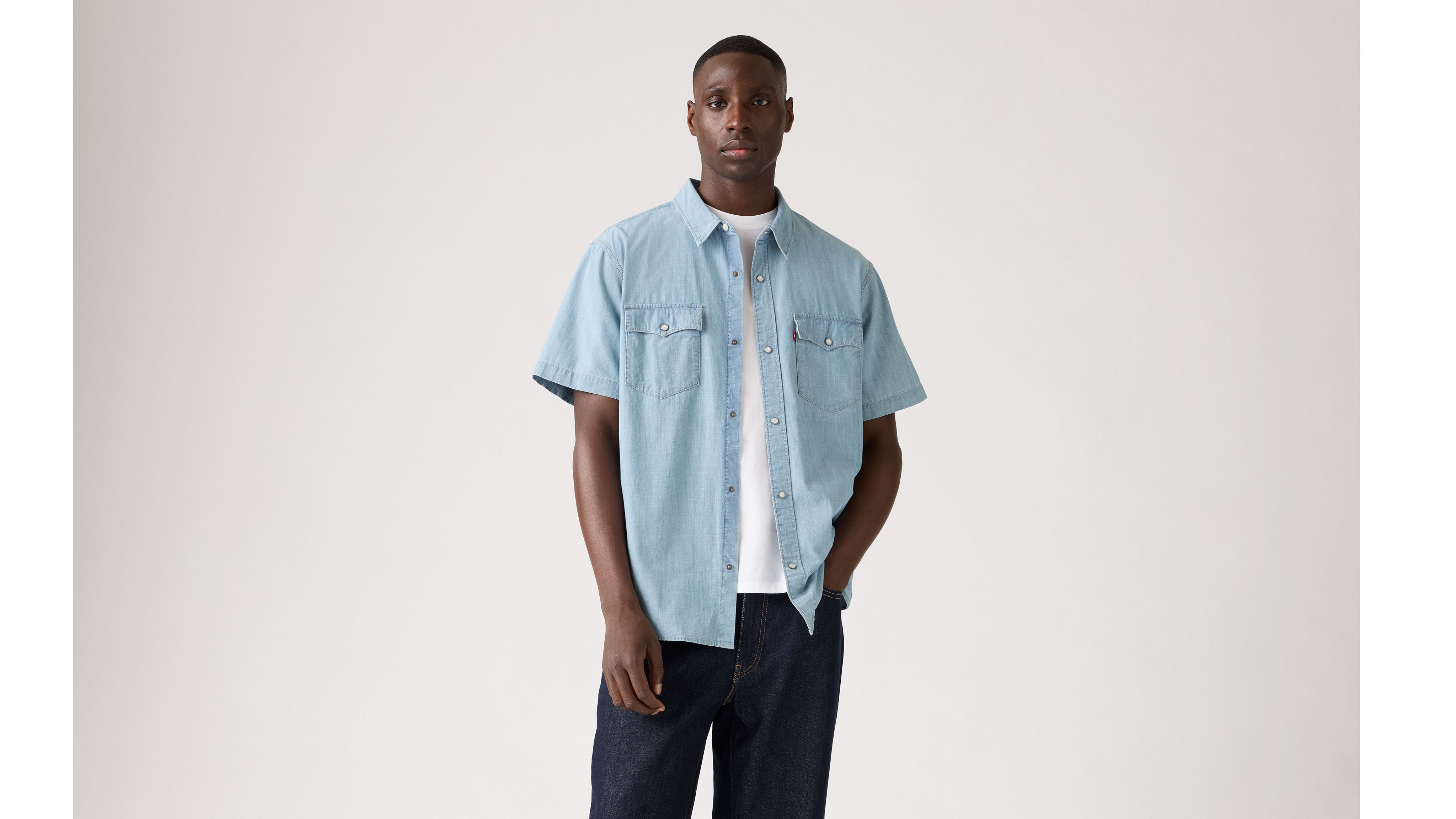 Short Sleeve Relaxed Fit Western Shirt