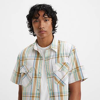 Short Sleeve Relaxed Fit Western Shirt 3