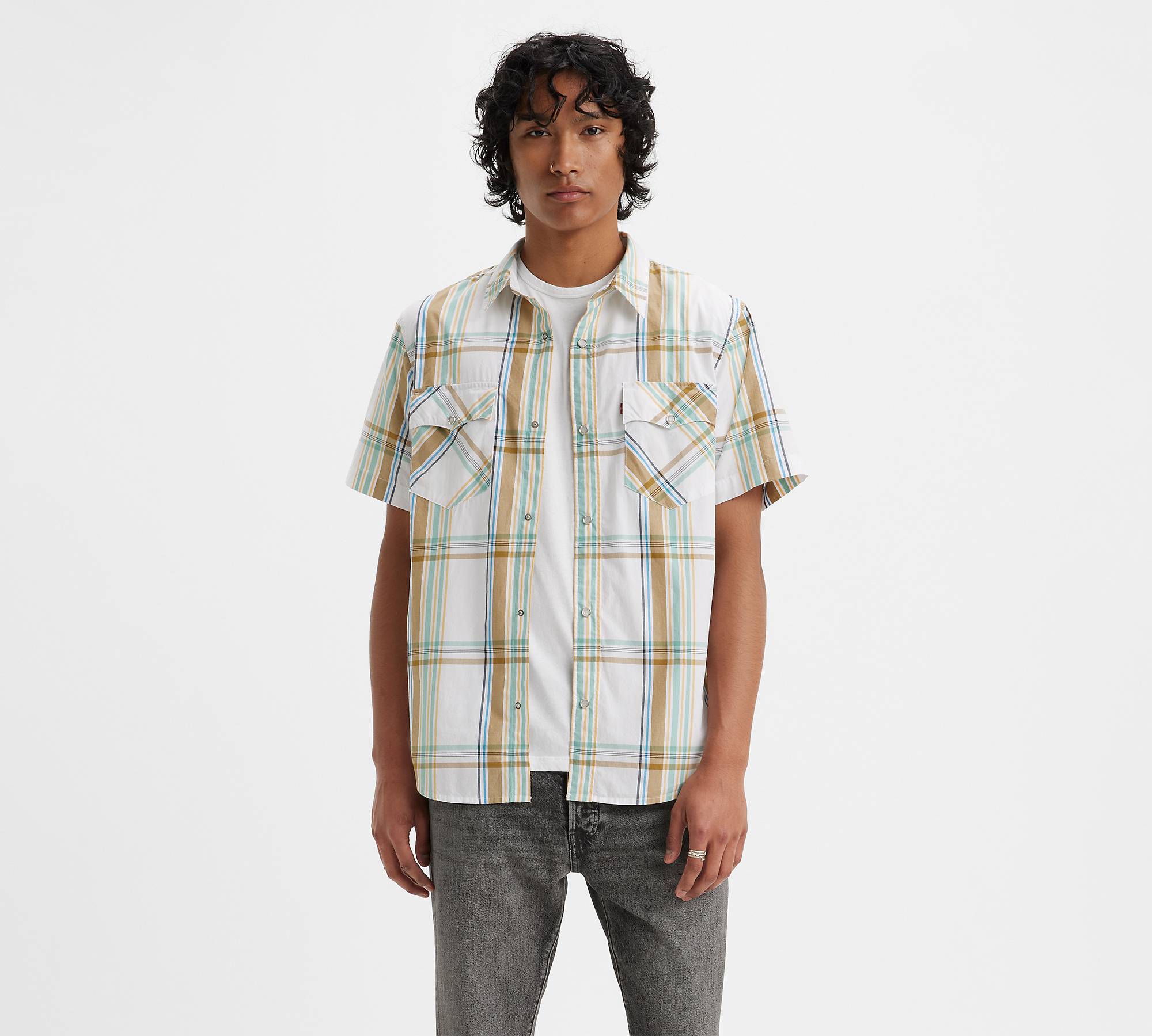 Short Sleeve Relaxed Fit Western Shirt - Multi Colour | Levi's® IE