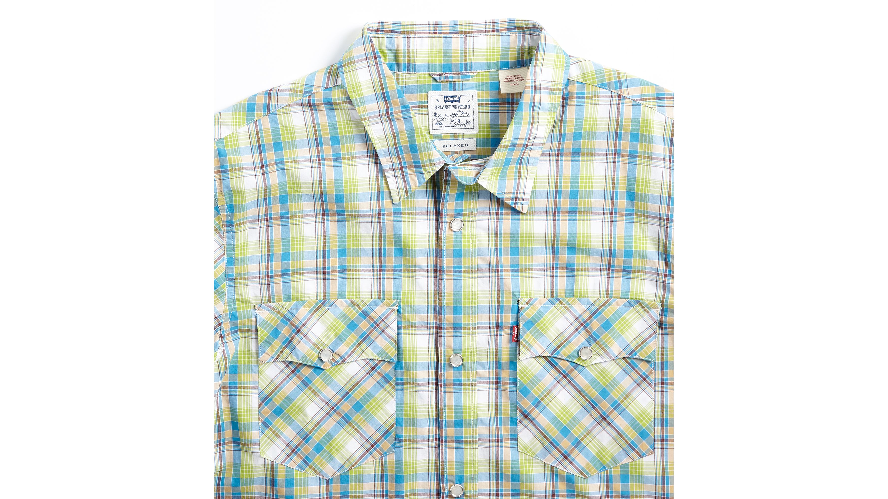 Relaxed Fit Kurzarm-Westernhemd 7