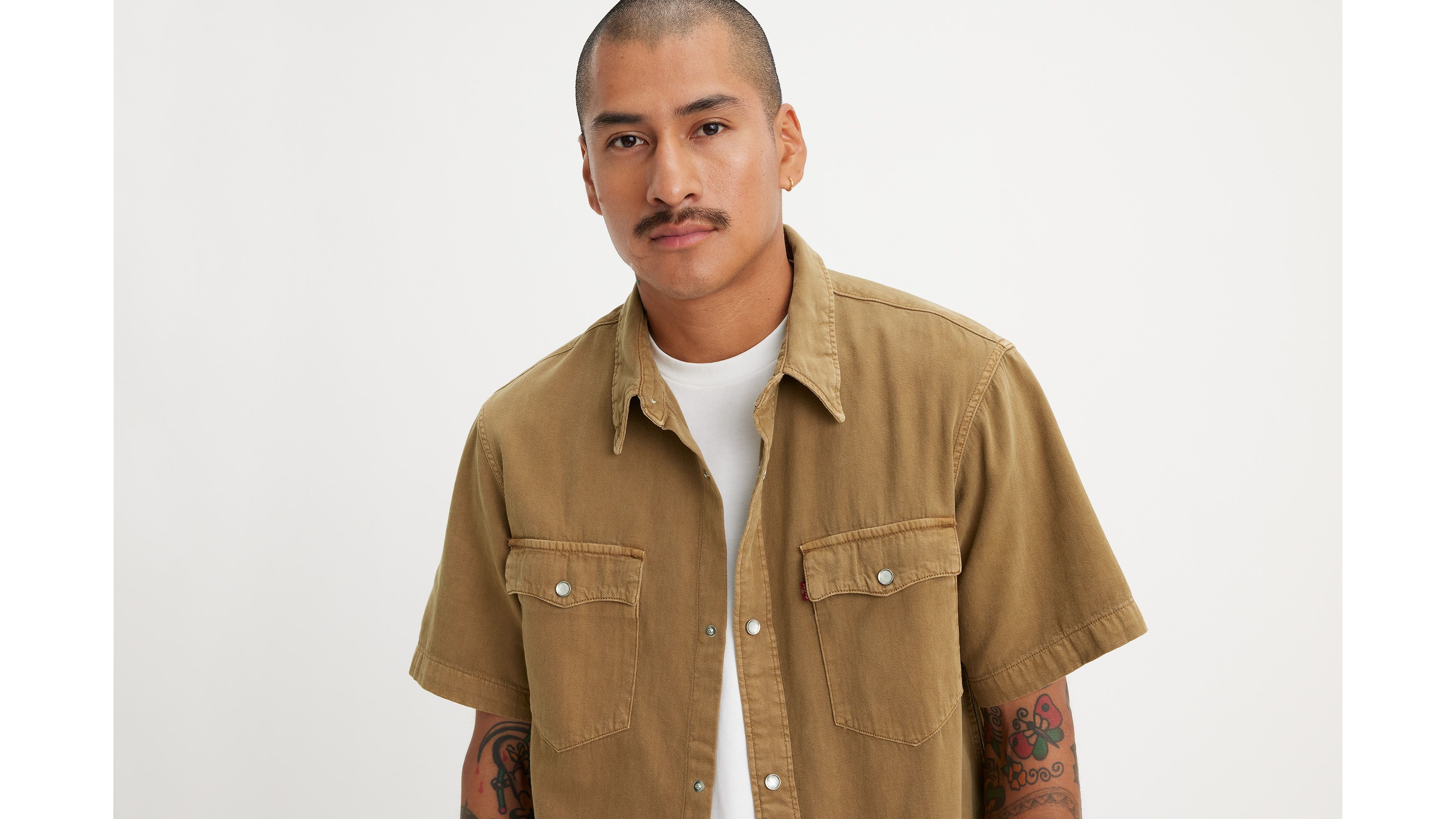 Short Sleeve Relaxed Fit Western Shirt 4