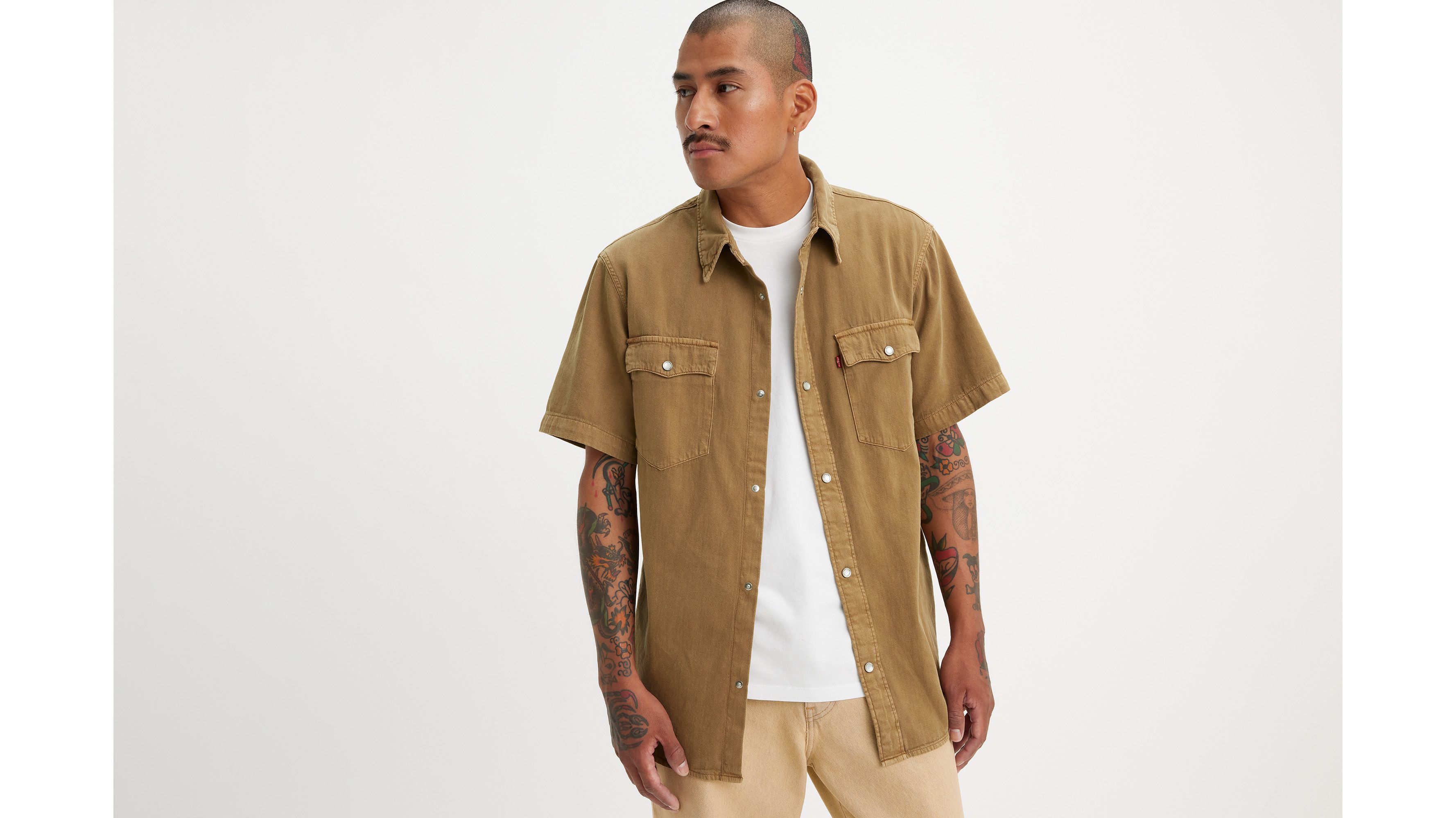 Short Sleeve Relaxed Fit Western Shirt 1