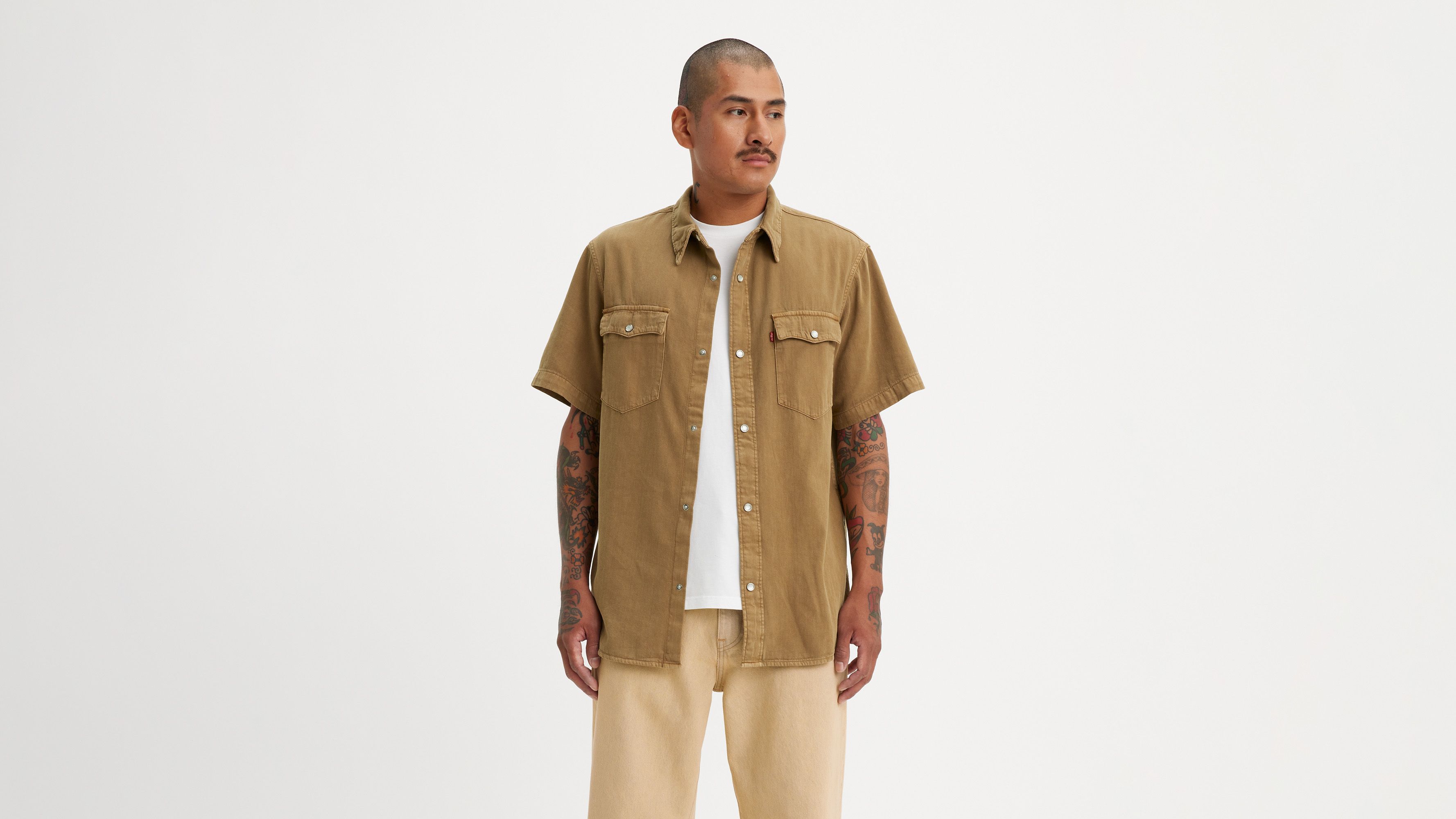 Short Sleeve Relaxed Fit Western Shirt 2