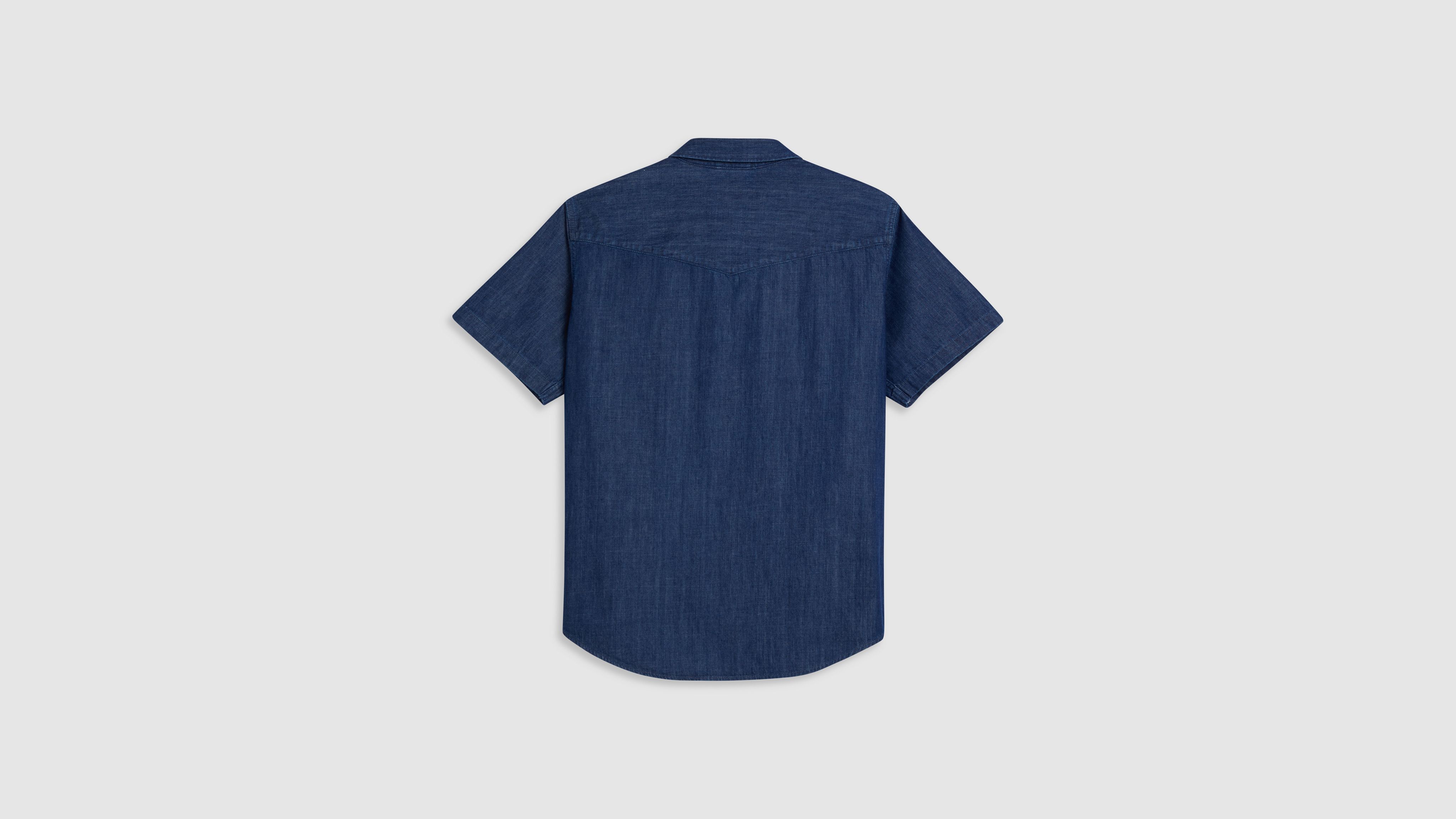 Short Sleeve Relaxed Fit Western Shirt 6