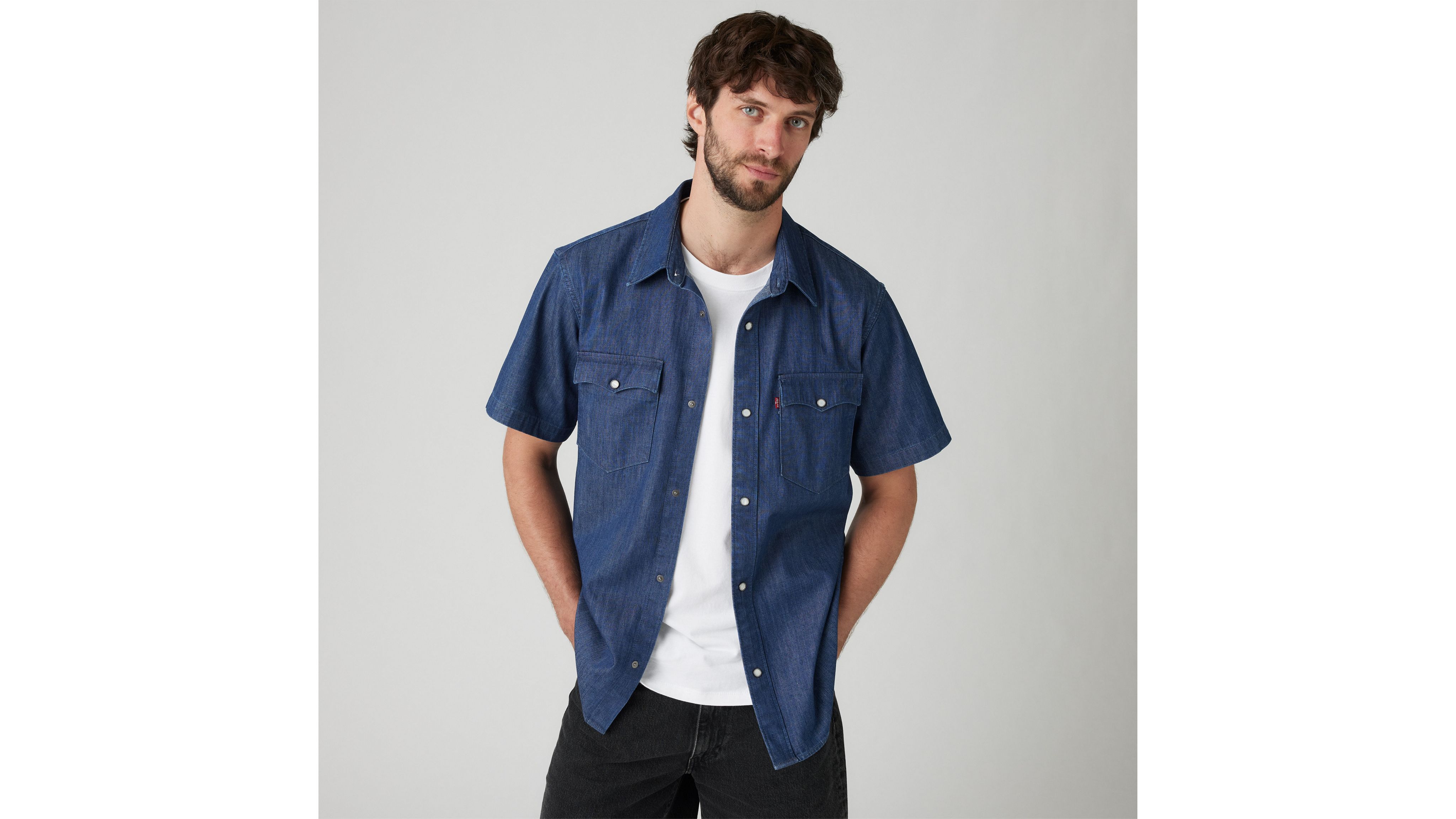 Short Sleeve Relaxed Fit Western Shirt 1