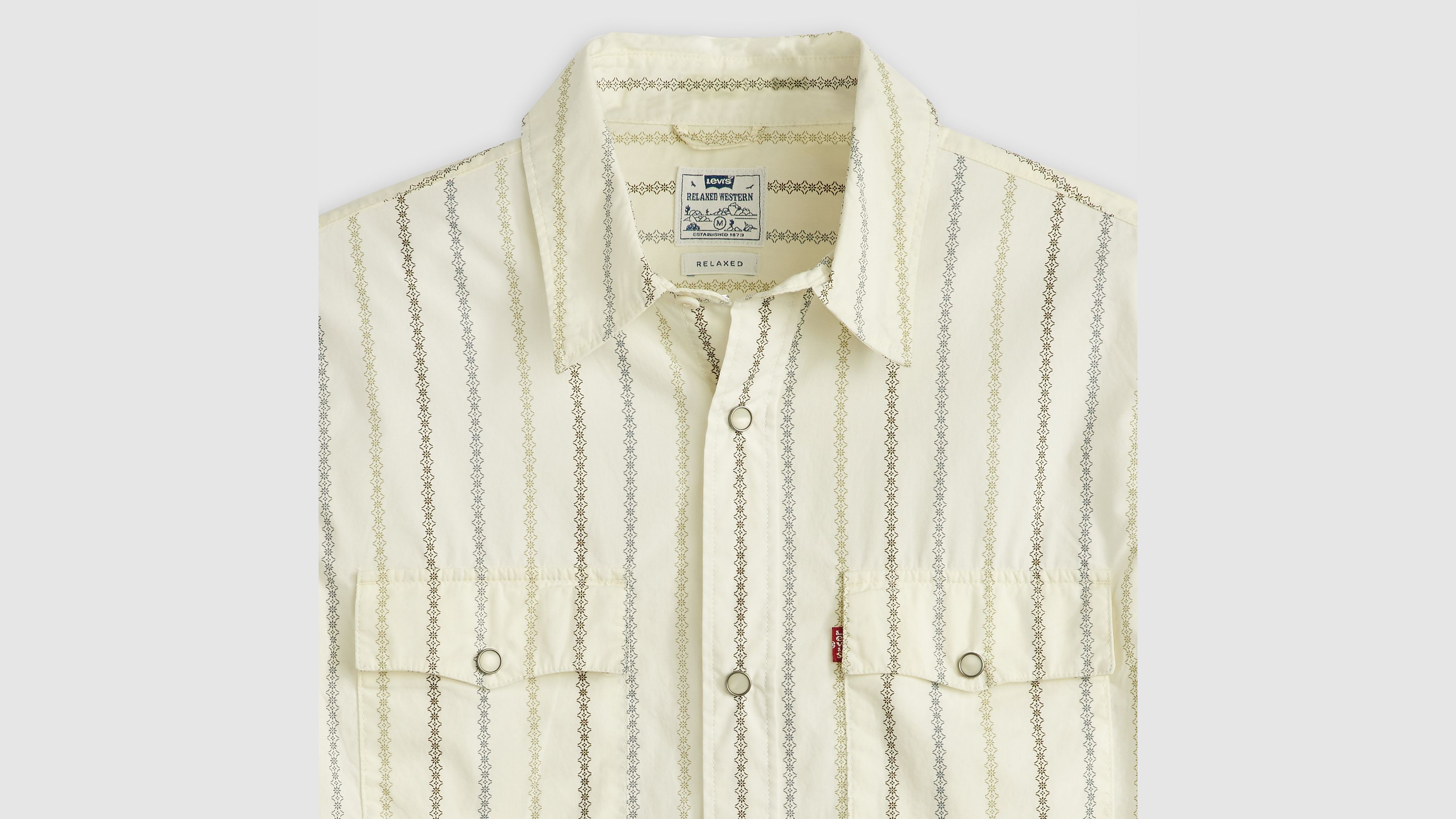 Short Sleeve Relaxed Fit Western Shirt 6