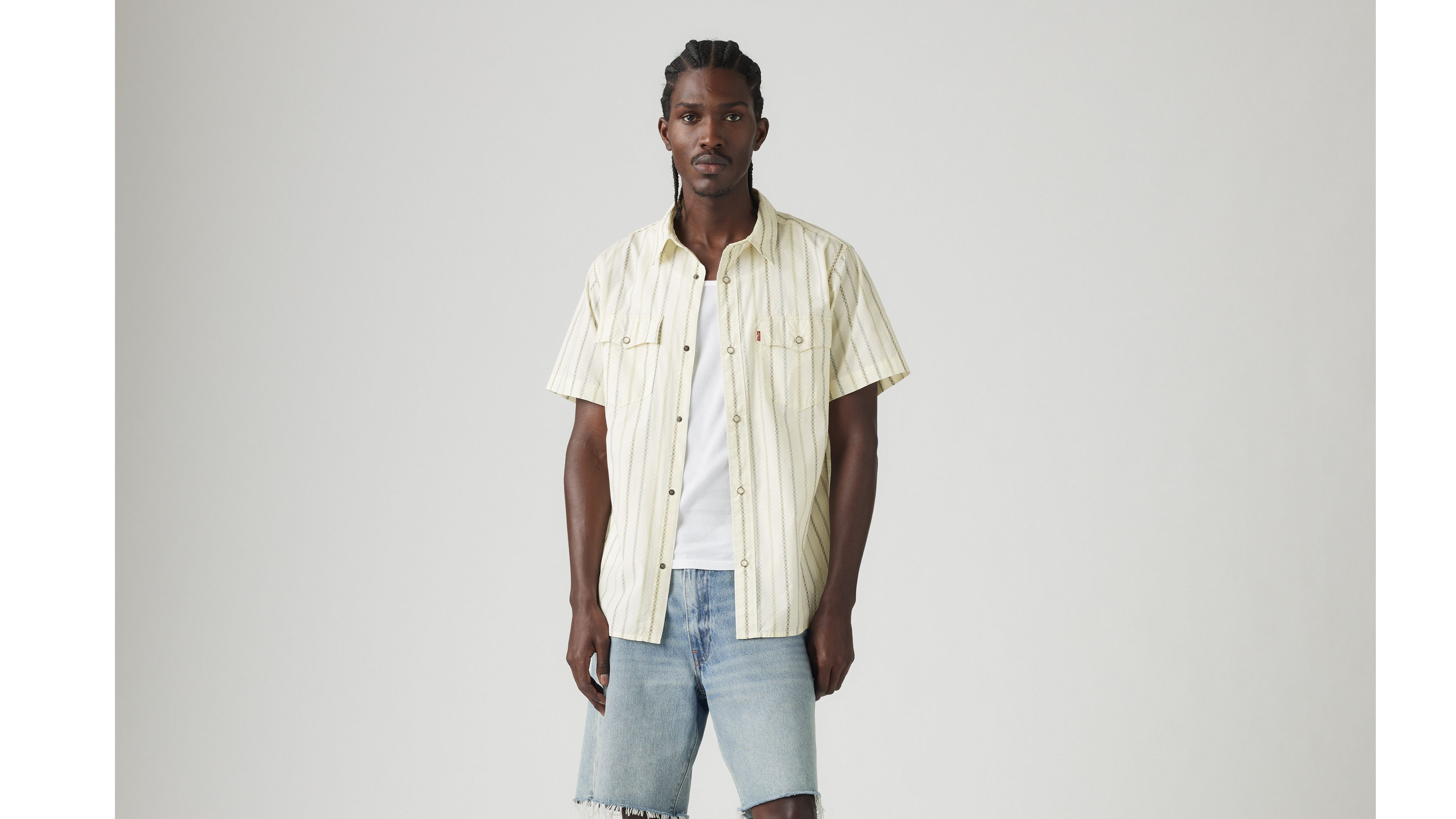 Short Sleeve Relaxed Fit Western Shirt