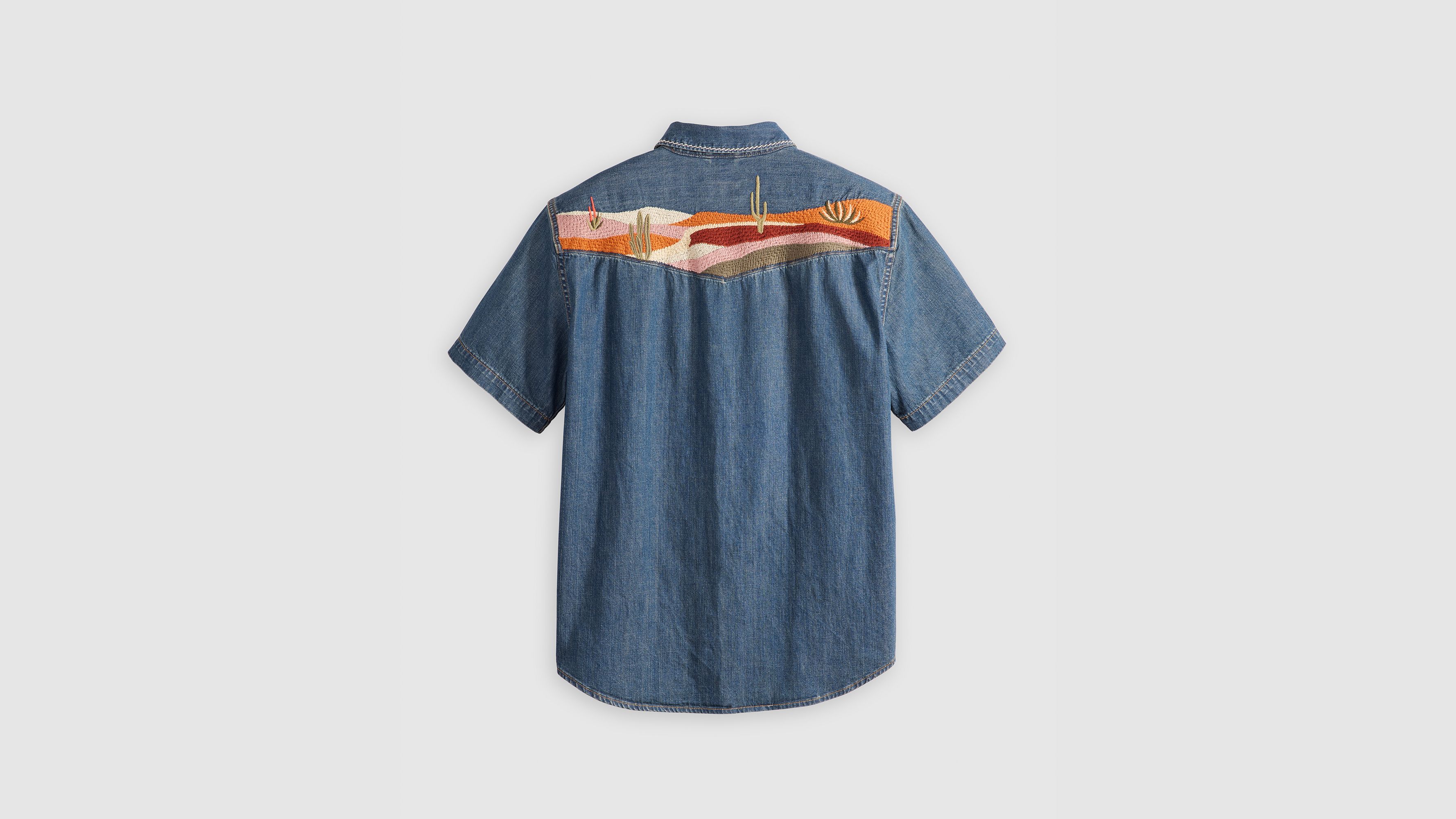 Short Sleeve Relaxed Fit Western Shirt