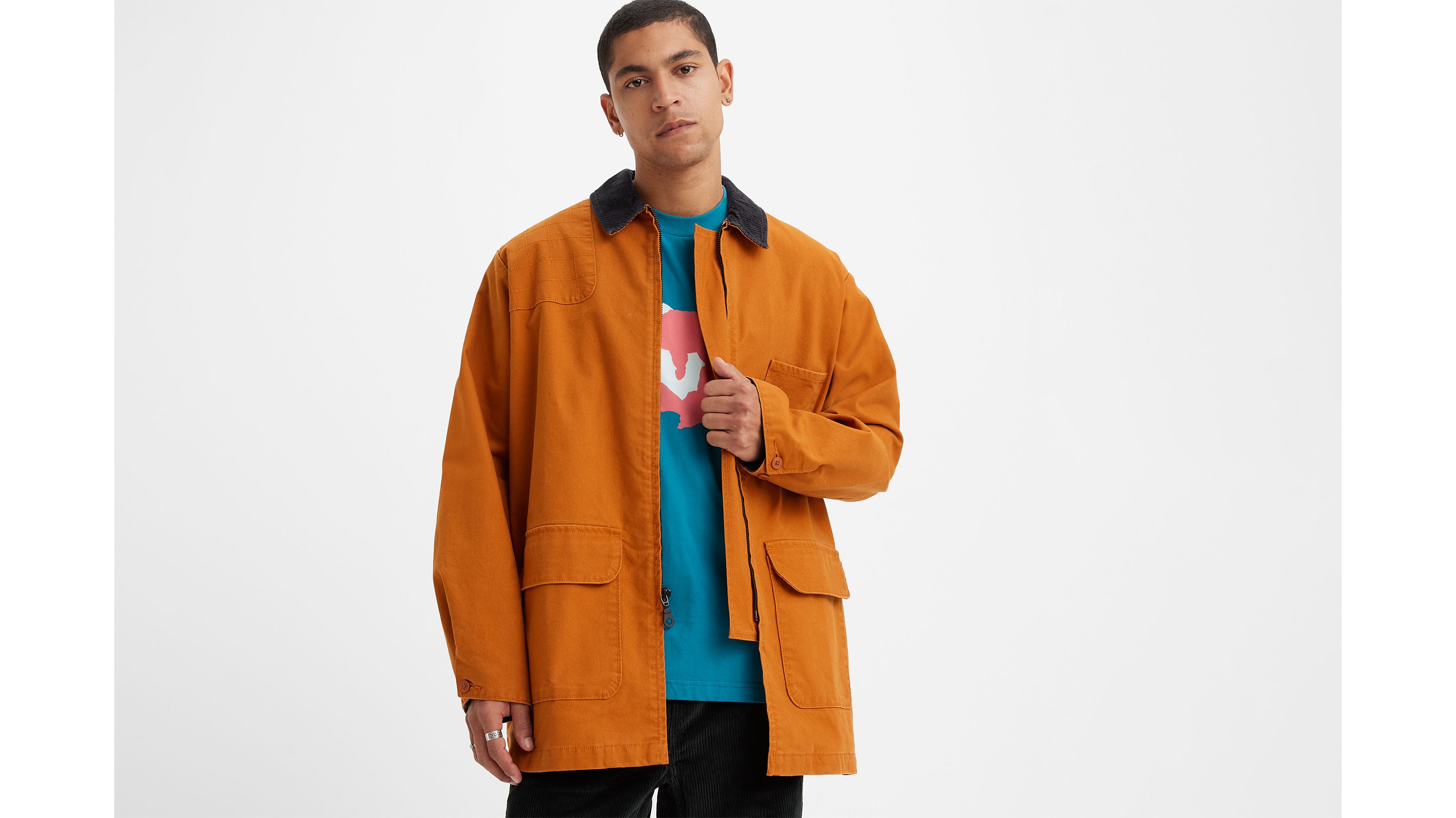 Levi's® Skate™ New Field Jacket - Orange | Levi's® GE