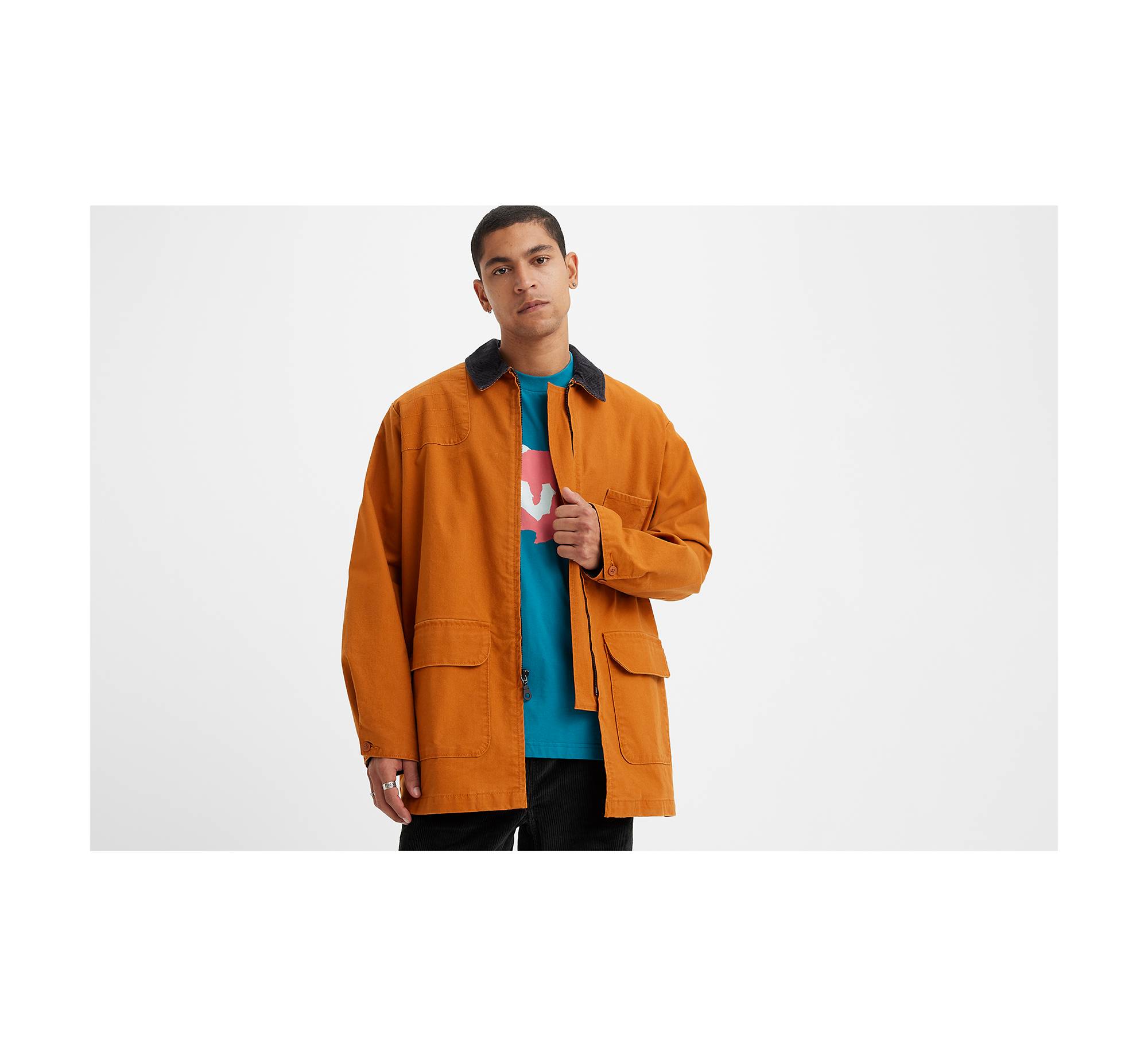 Levi's® Skate™ New Field Jacket - Orange | Levi's® GE