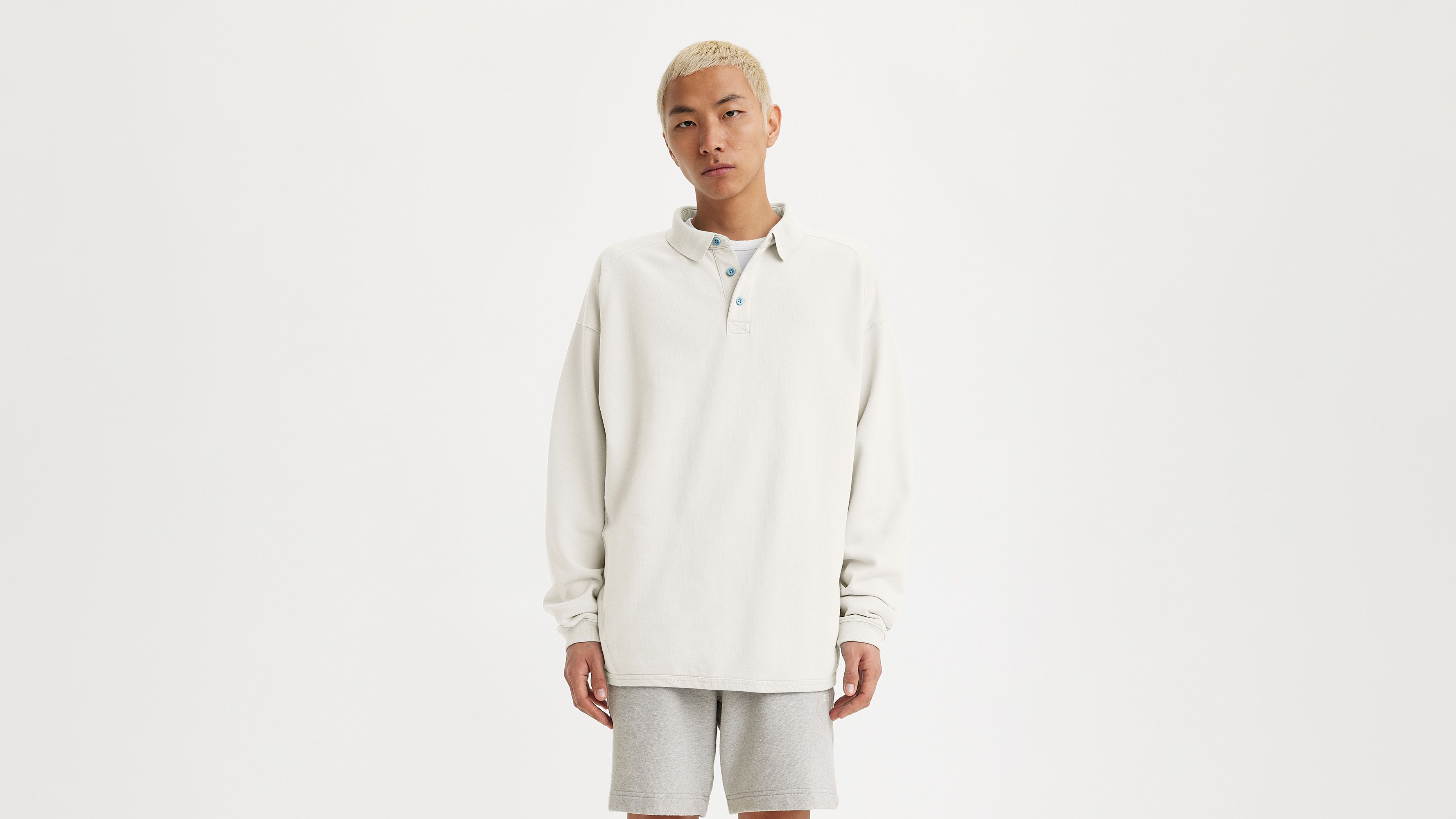 Gold Tab™ Mori Rugby Sweatshirt White Levi's® US