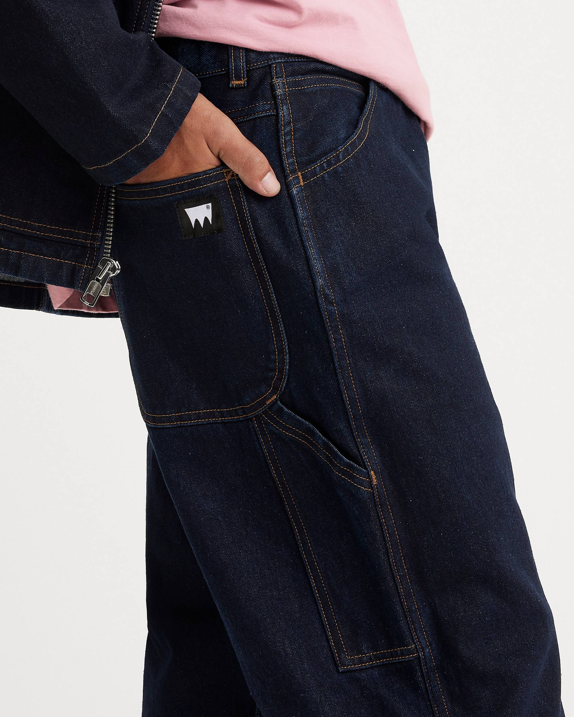 Levi's® Skateboarding™ Cropped Carpenter Pants - Dark Wash Levi's® Skateboarding™ Cropped Carpenter Pants - Dark Wash