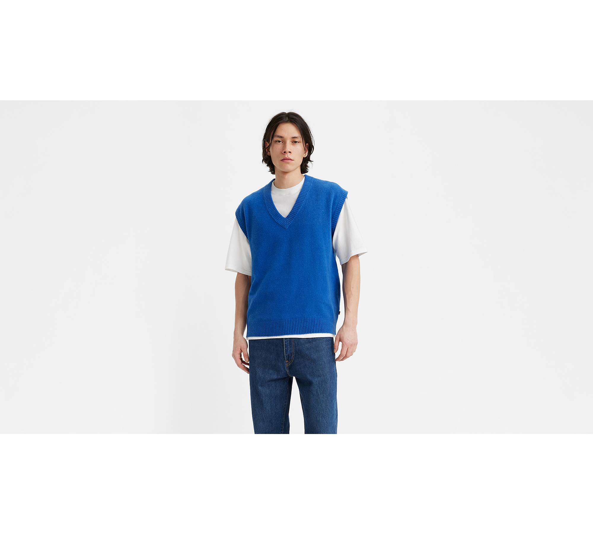 Loose Sweater Blue | US - Levi\'s® Vest