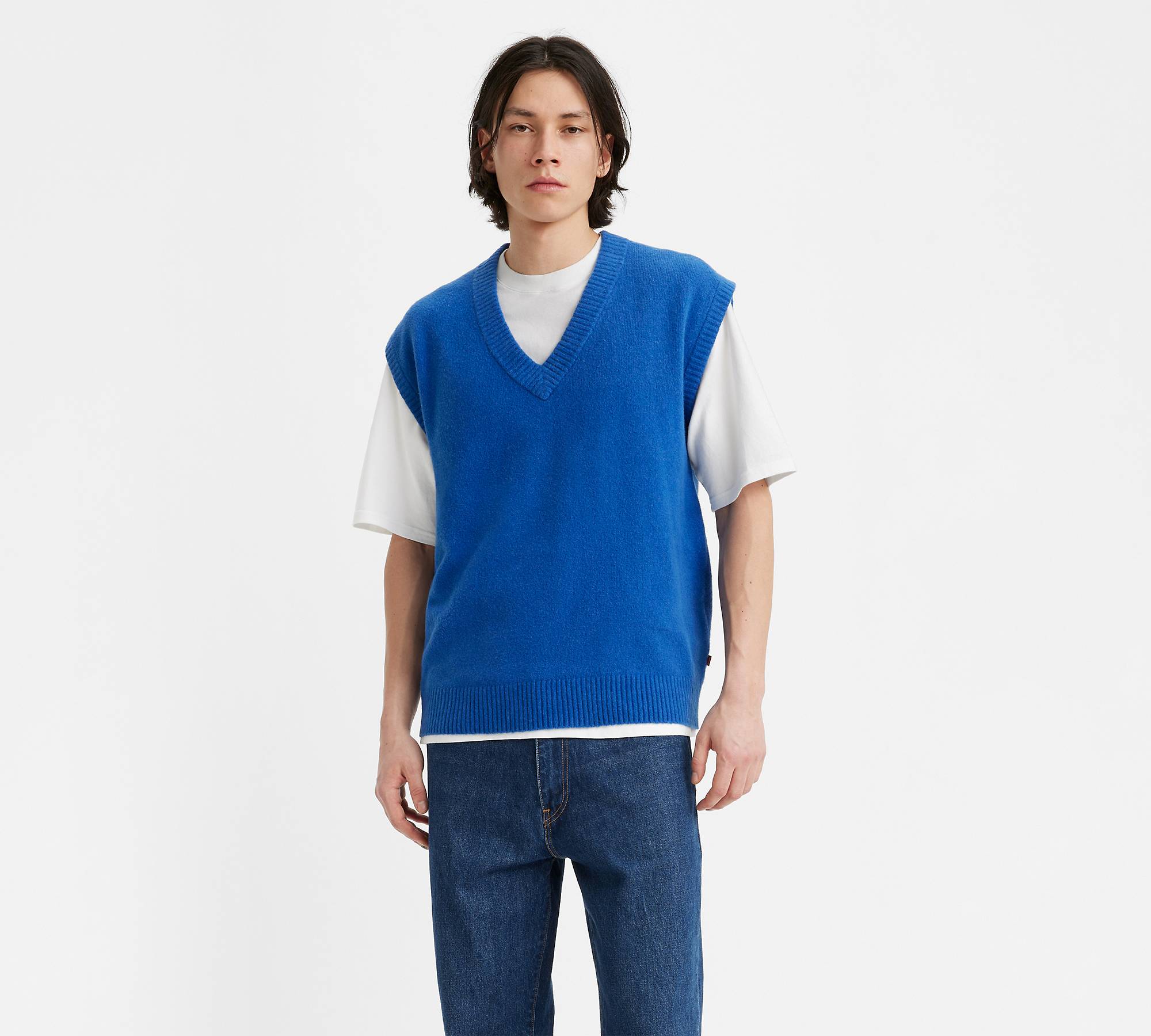 Loose Sweater Vest - Blue | Levi\'s® US