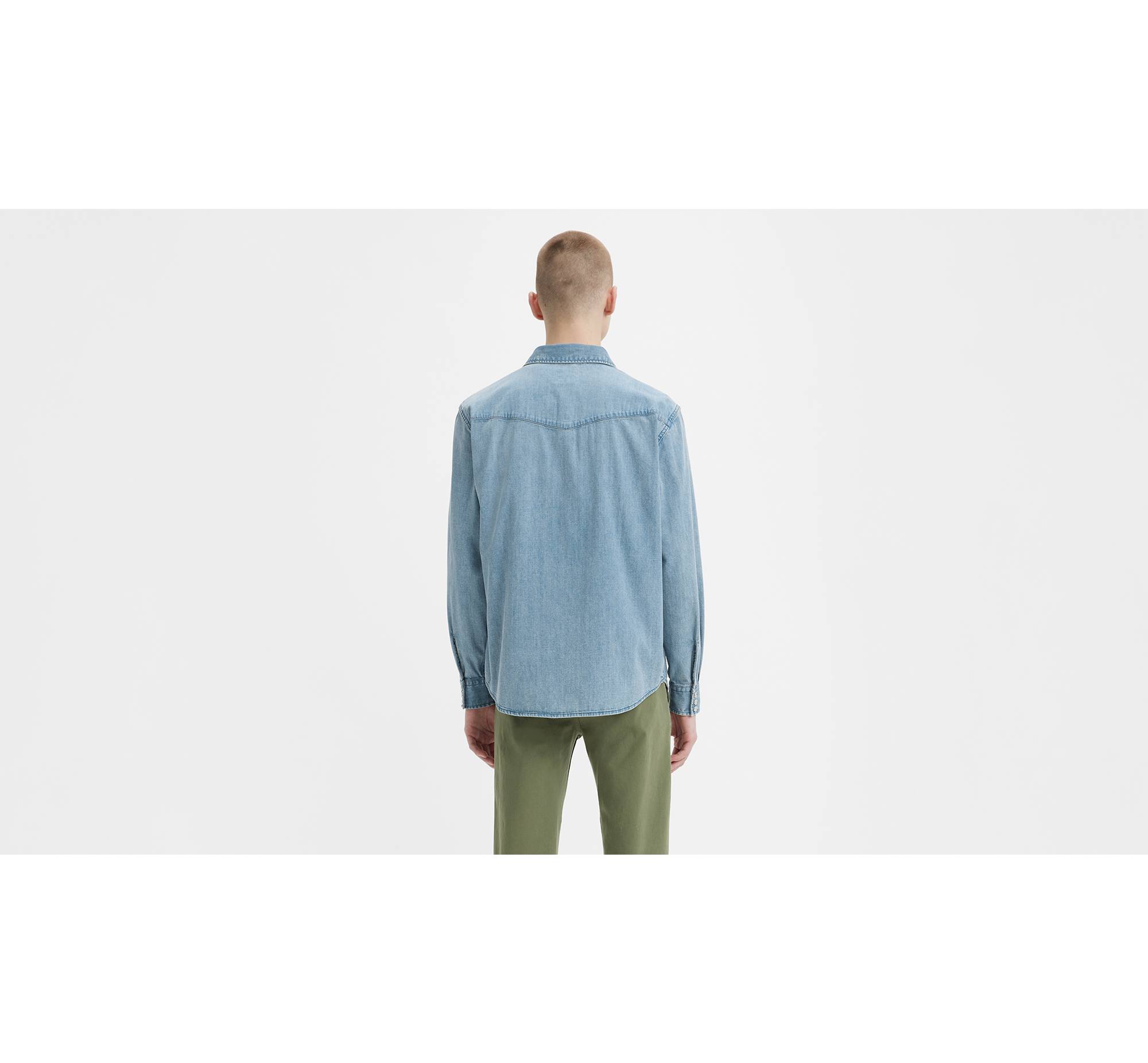 Sawtooth Relaxed Fit Western Shirt - Blue | Levi's® GR