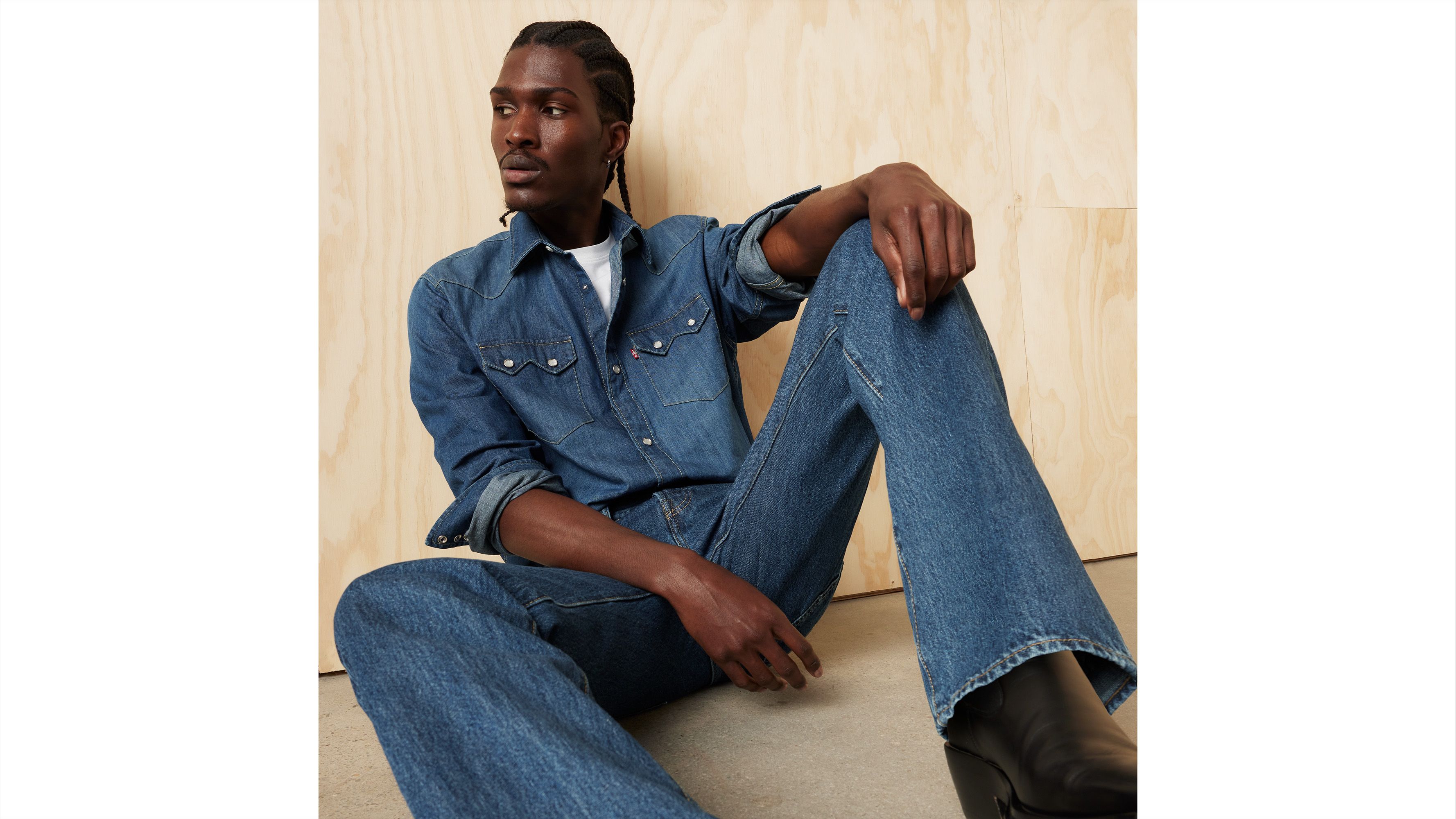 Sawtooth Relaxed Fit Western Shirt - Blue | Levi's® US