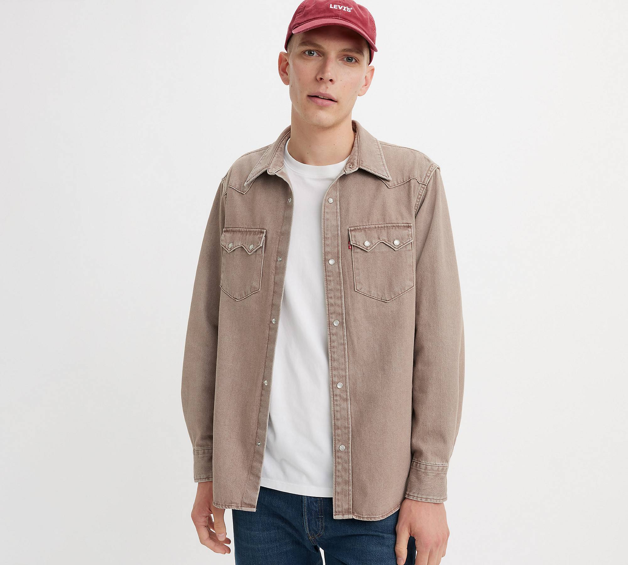 Sawtooth Relaxed Fit Western Shirt - Brown | Levi's® NO