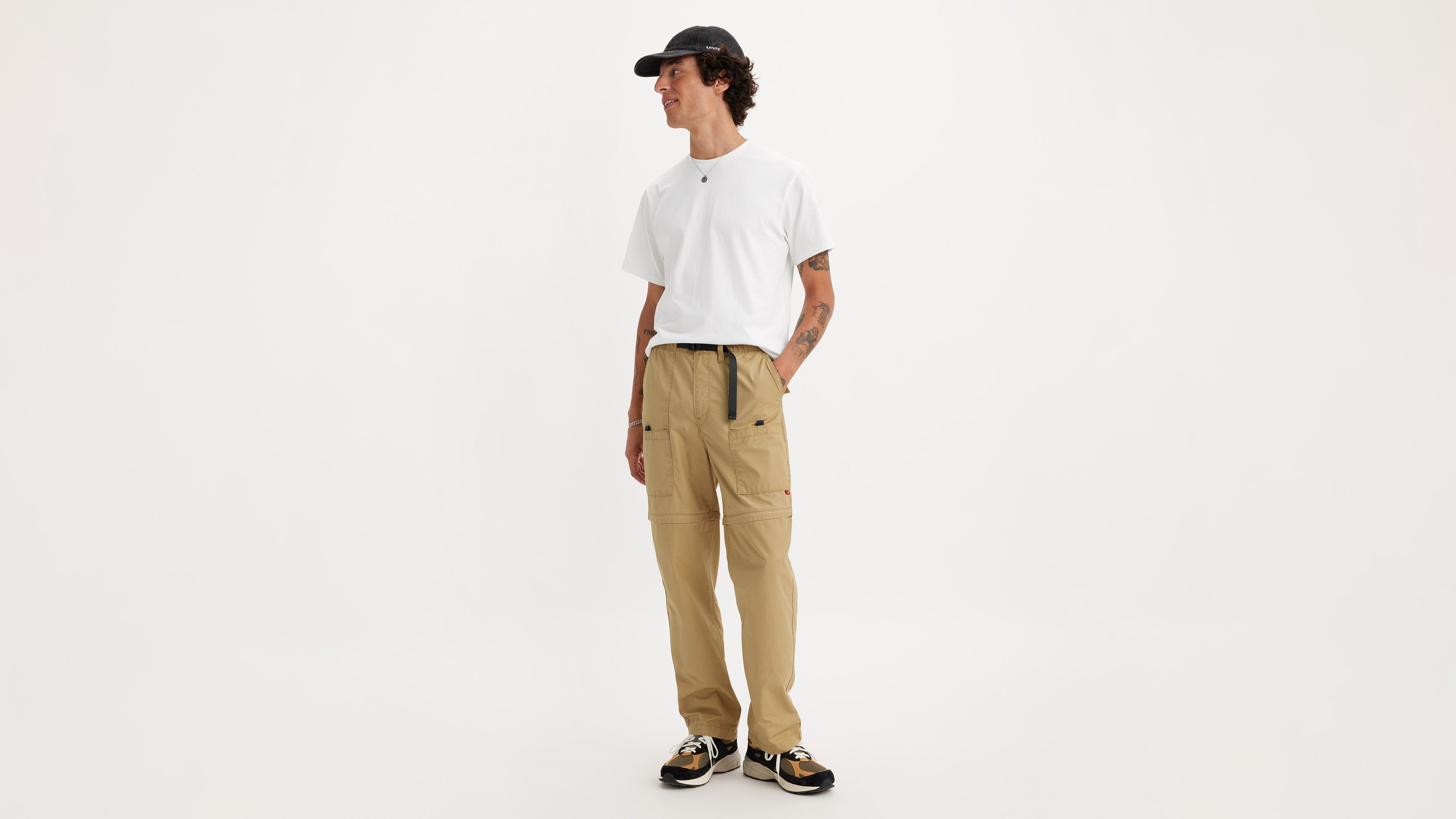 Utility Zip-off Pants - Khaki