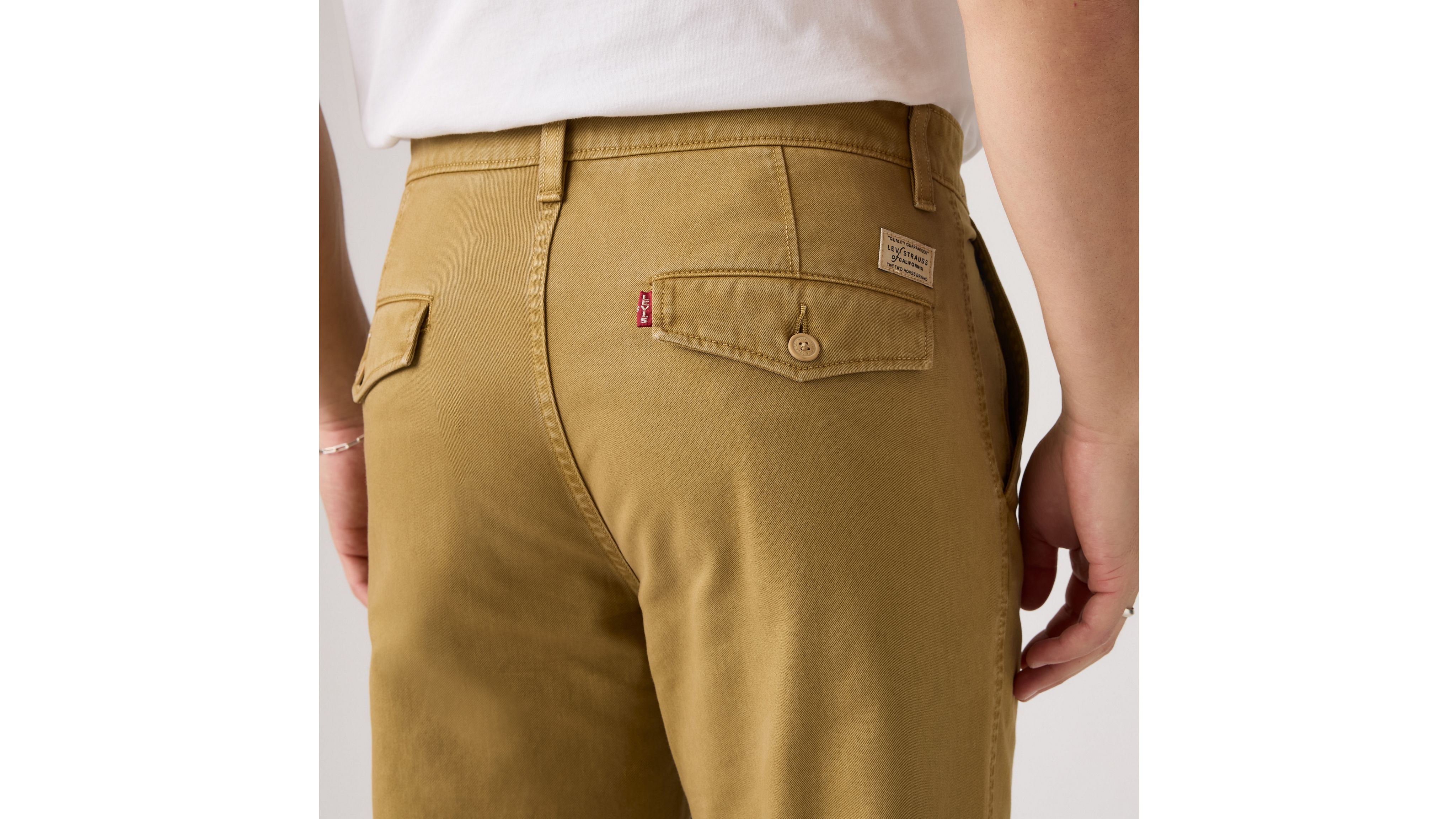 Pantalones Xx Chino De Pana Authentic Straight - Marrón