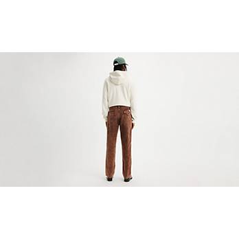 The Annie Straight Corduroy Pant in Amber Brown