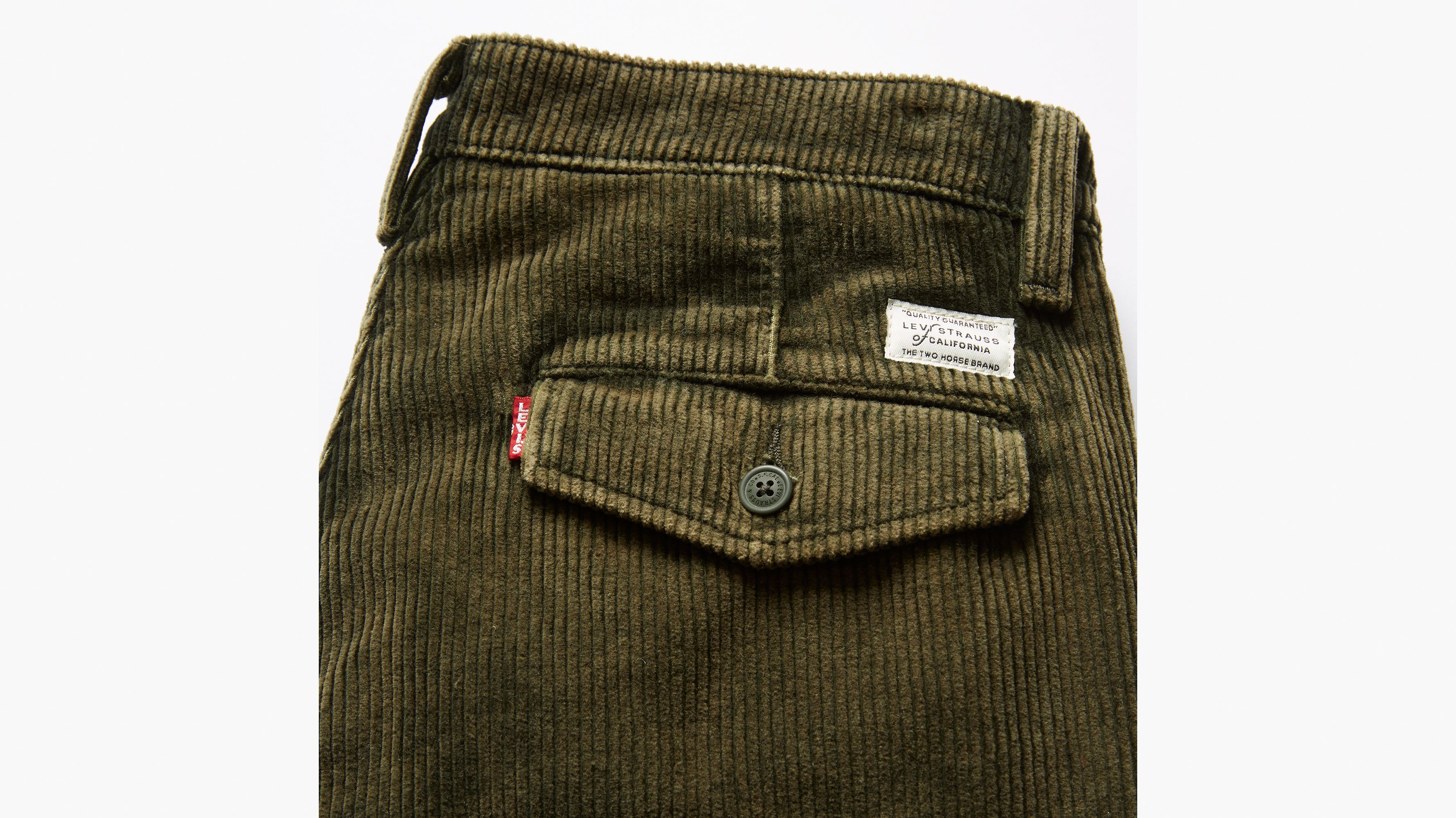 Levi's® Xx Chino Authentic Straight Fit Corduroy Men's Pants - Brown