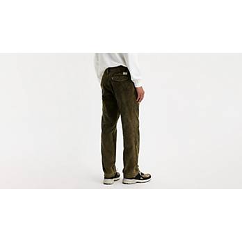 Pine Woods Mens Corduroy Pants Limited Edition Dark Khaki Green
