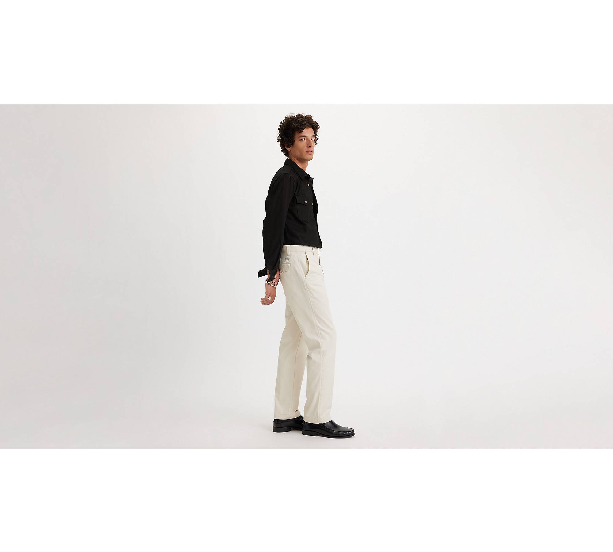 Pantalones Xx Chino De Pana Authentic Straight - Marrón