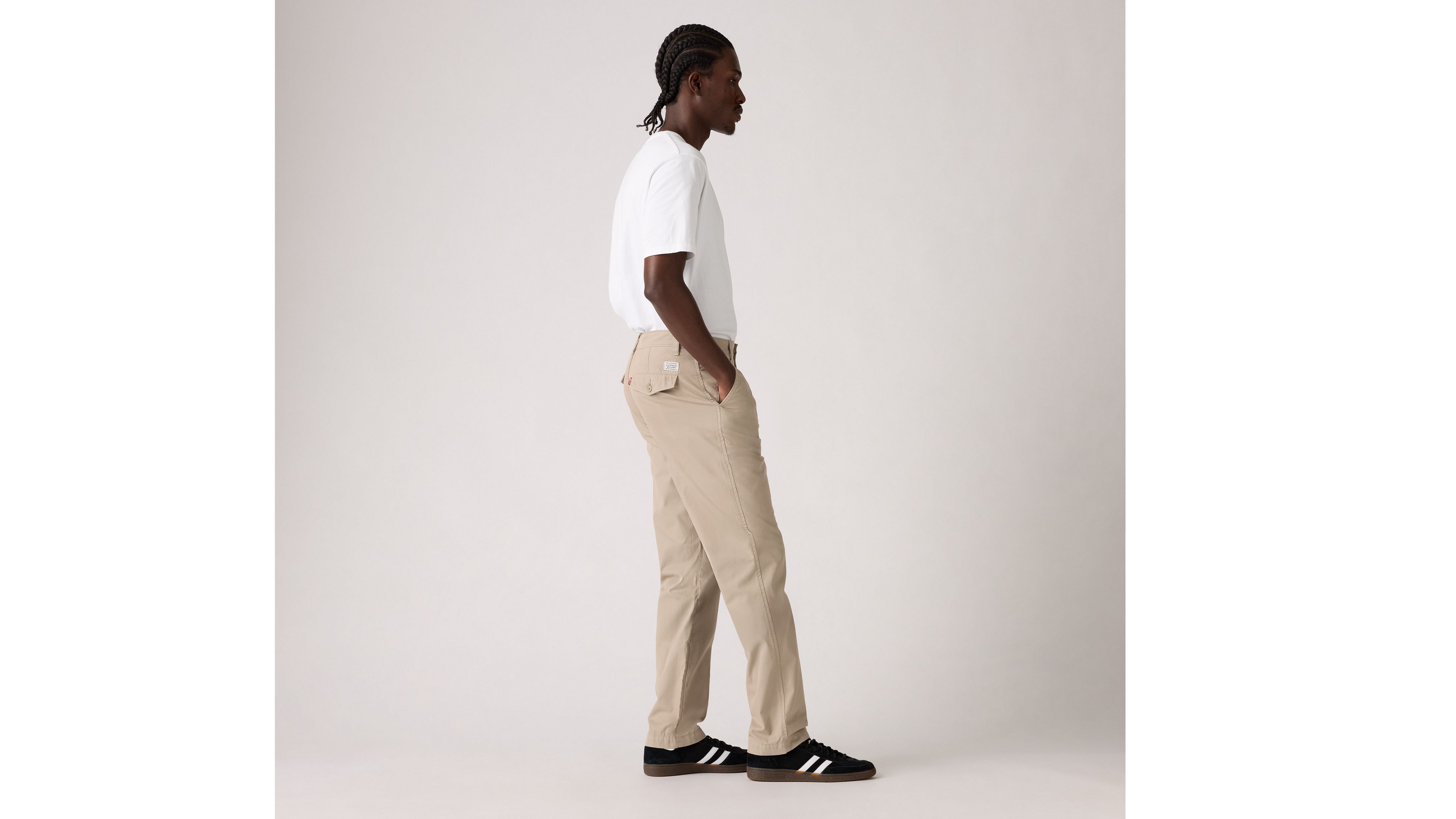 Levi's Xx Chino Authentic Relaxed Pants In Vintage Khaki