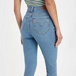 Retro Skinny Jeans mit hohem Bund 5
