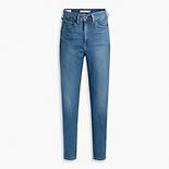 Jeans ceñidos retro de tiro alto 6