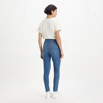 Jeans ceñidos retro de tiro alto 4