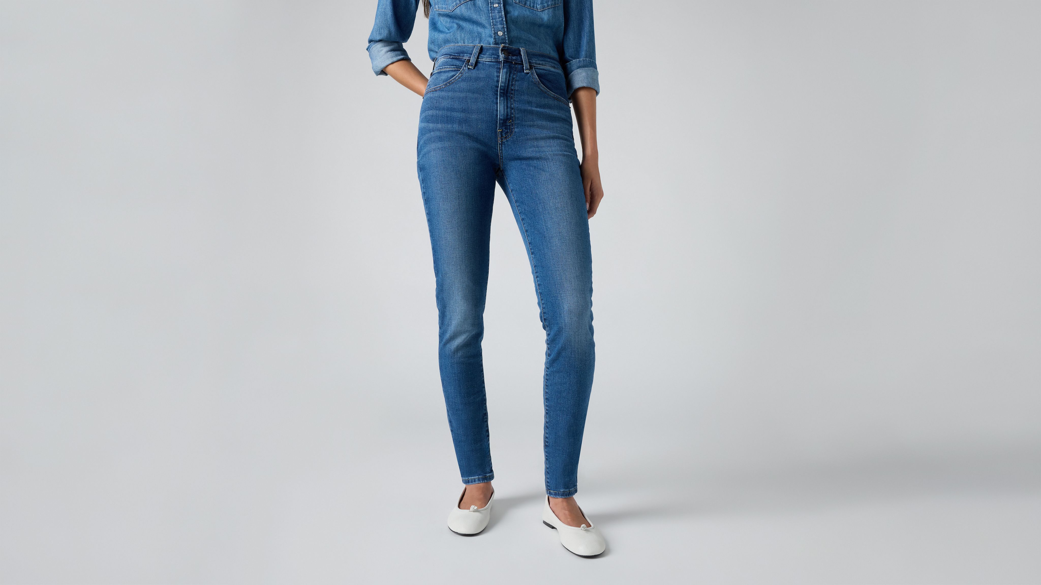 Retro High Skinny Jeans 2