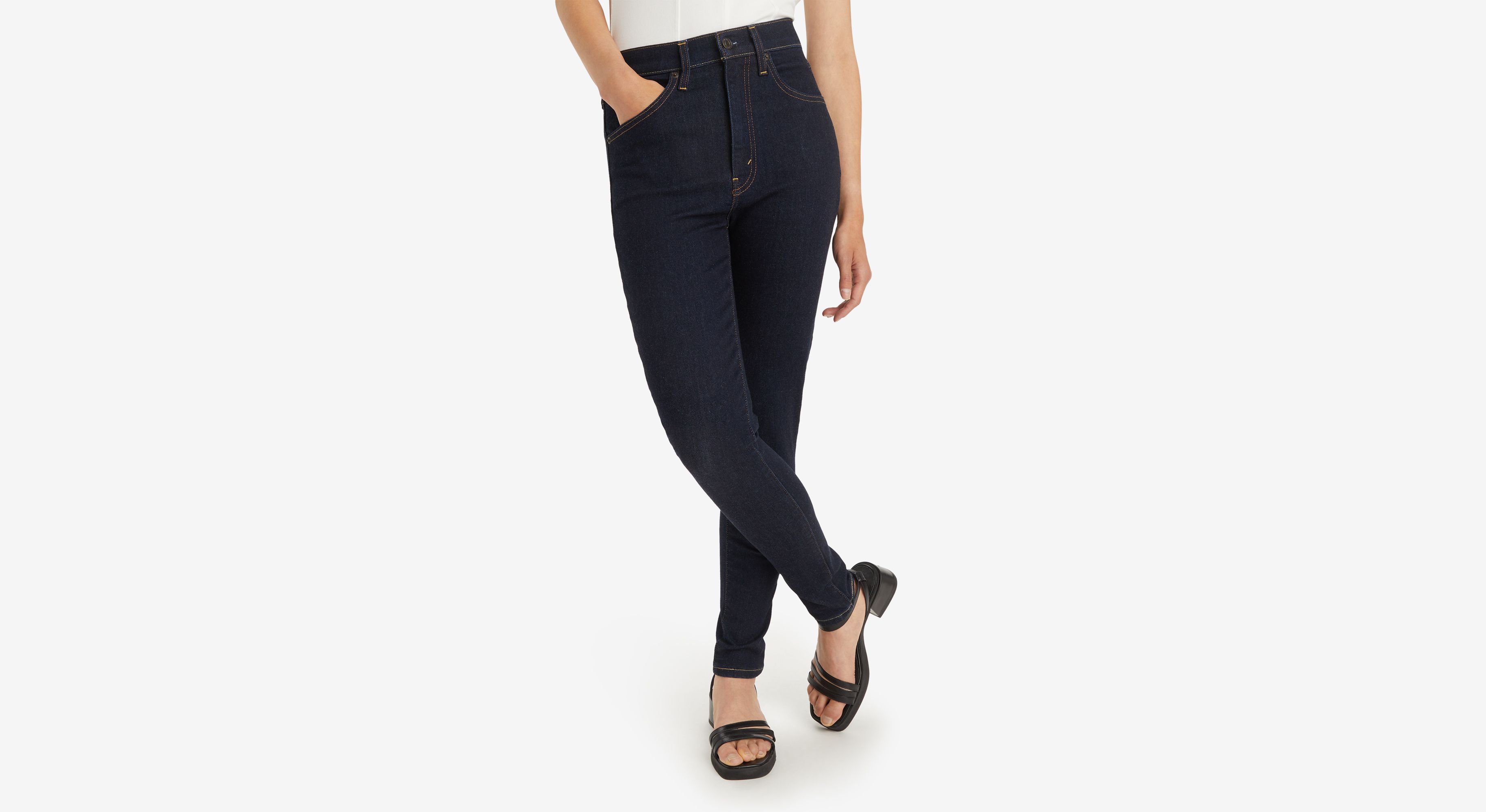 Retro High Skinny Jeans 5