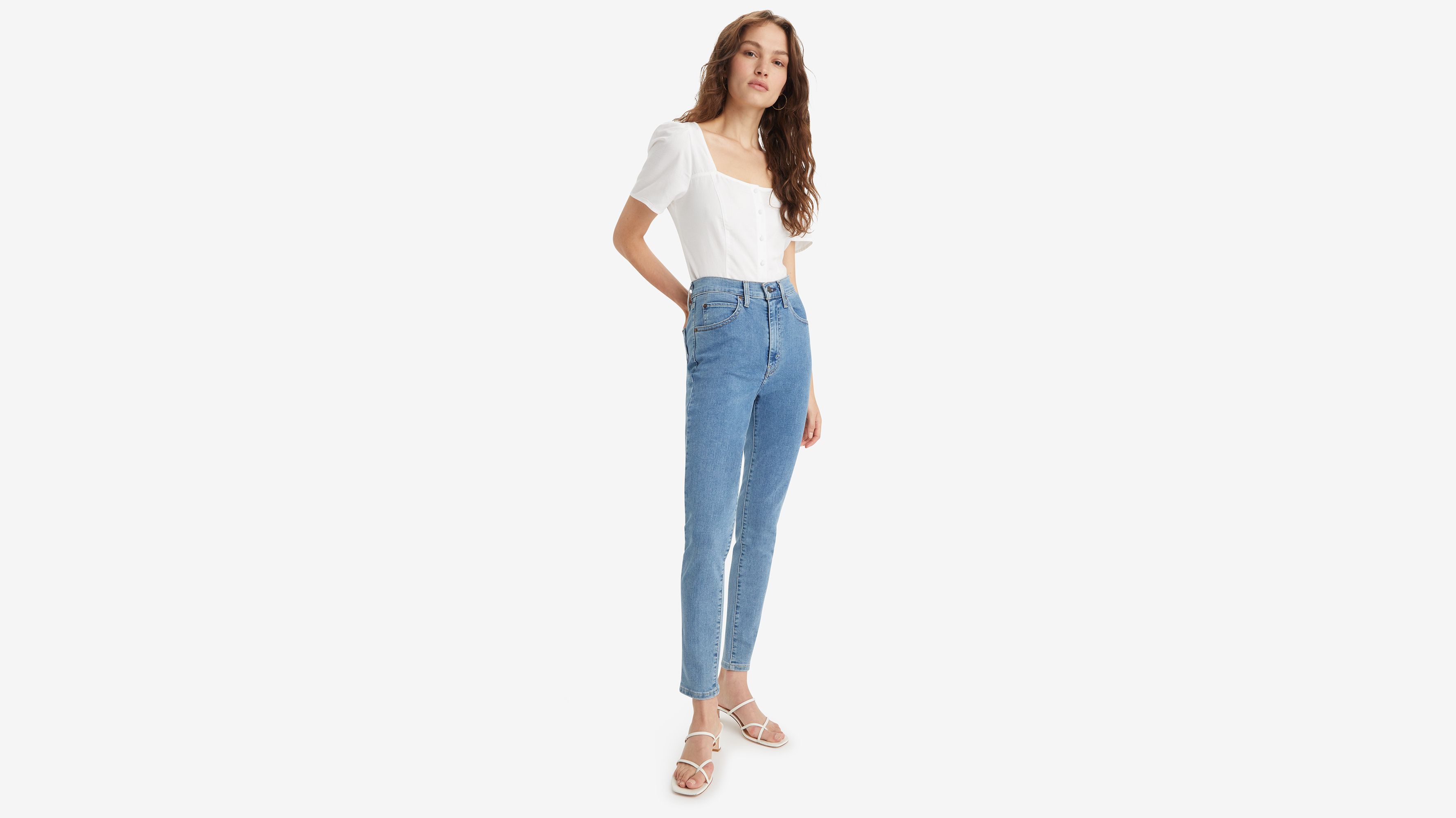 Retro High Skinny Jeans 5