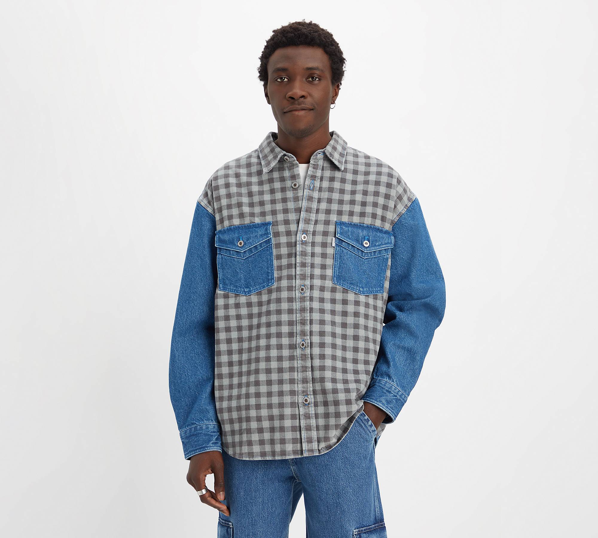 SilverTab™ Two-Pocket Corduroy Shirt 1