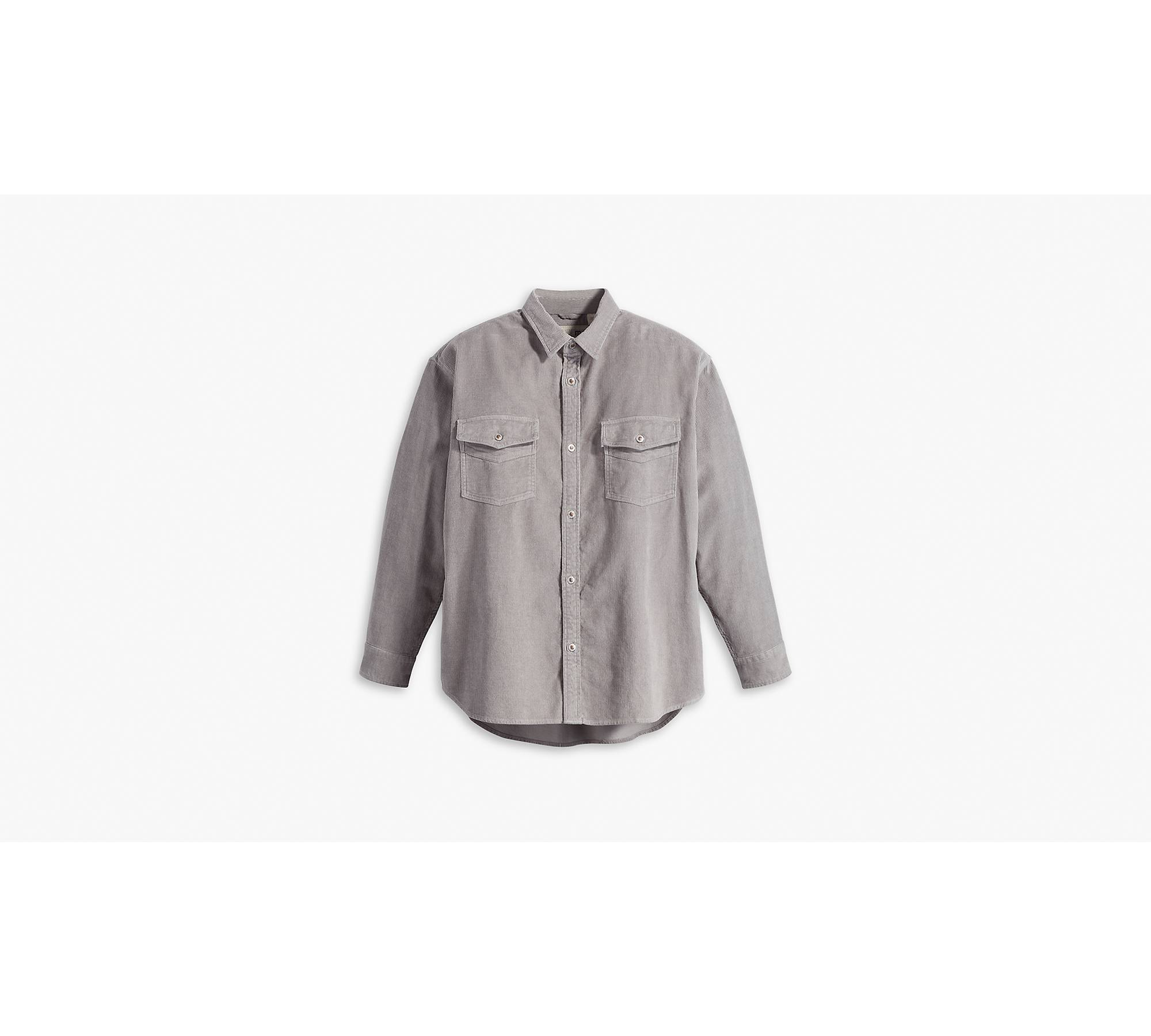 Silvertab™ Two-pocket Corduroy Shirt - Grey
