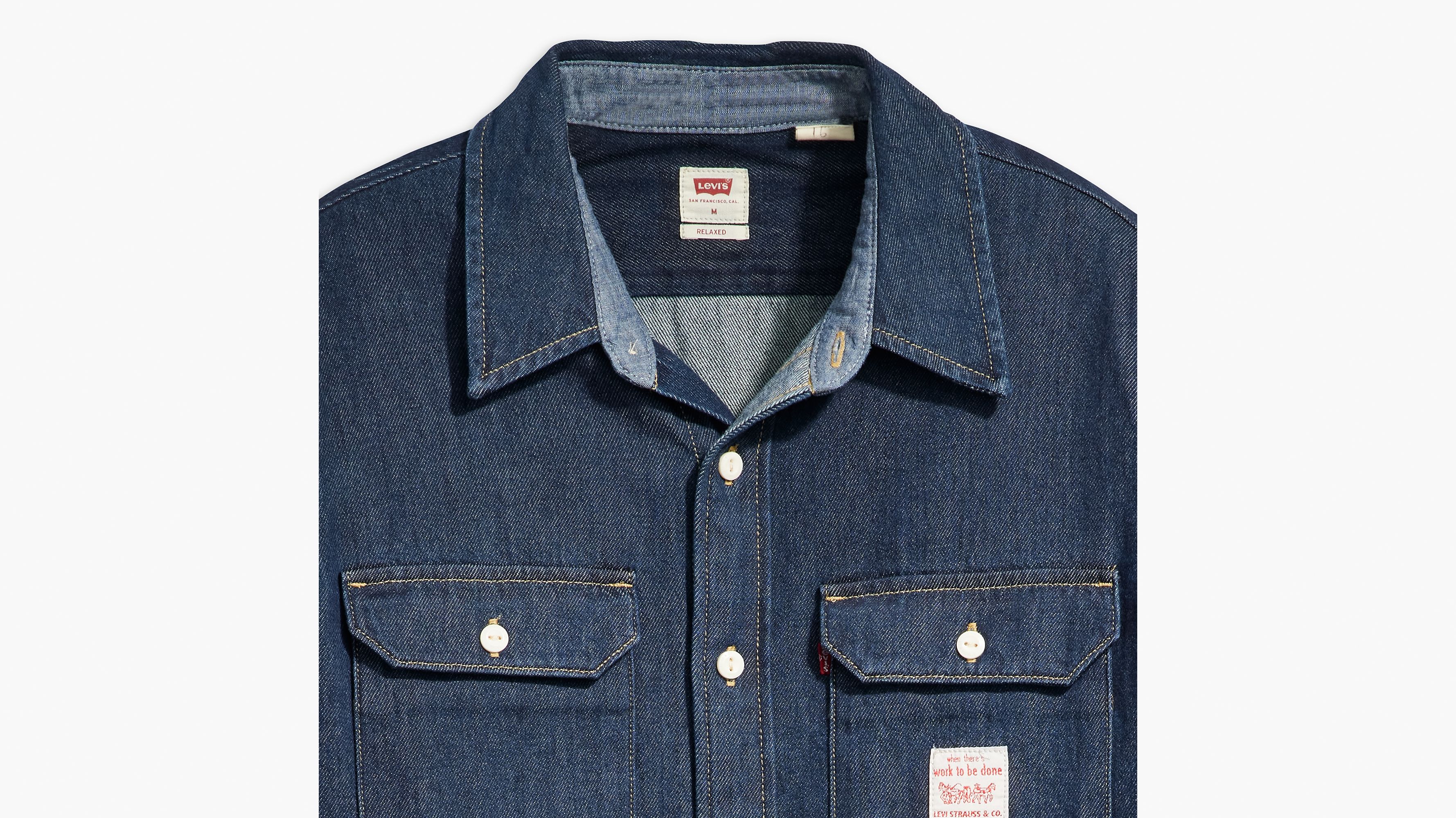 Levis denim shop work shirt