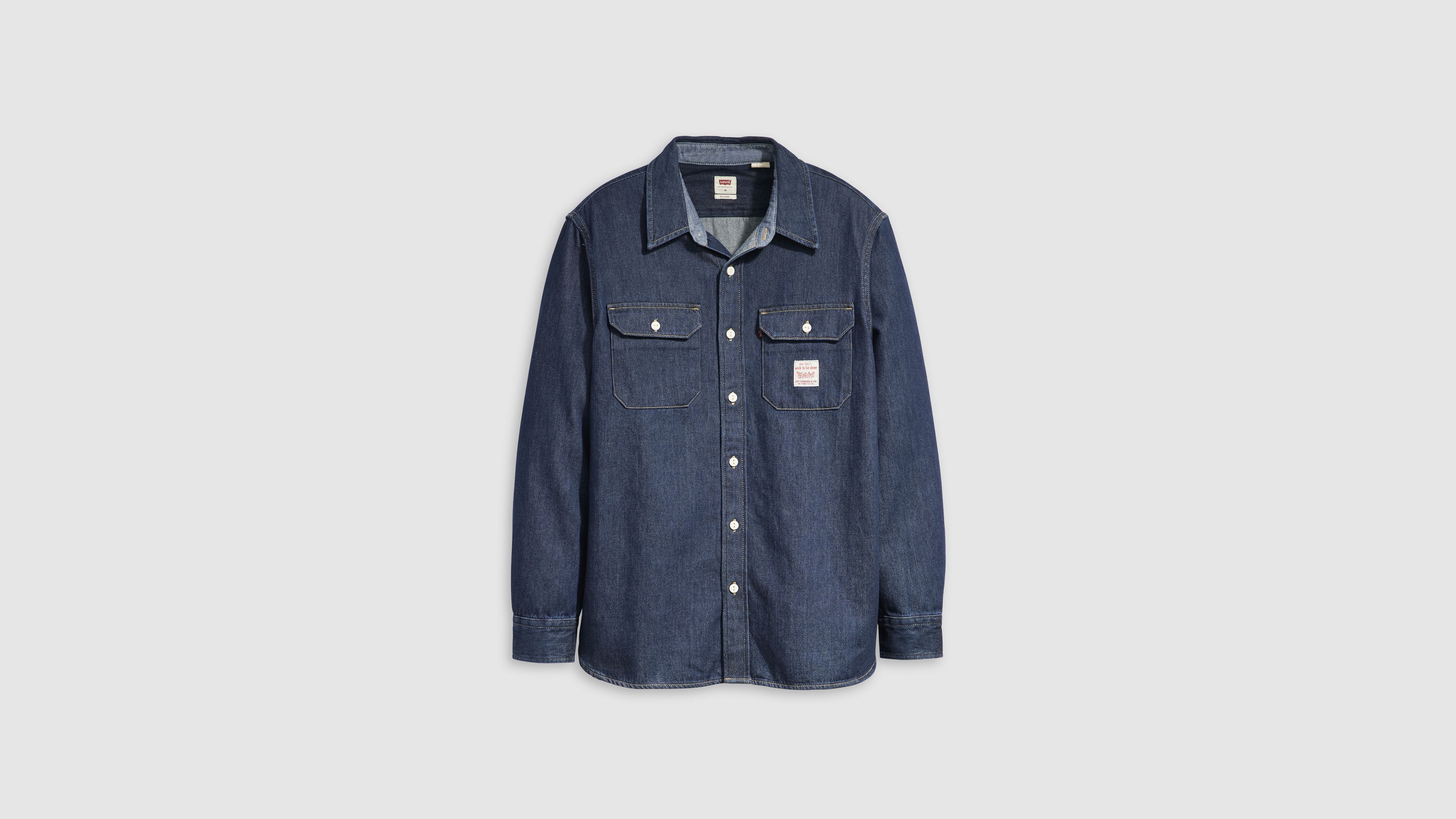 Workwear Classic Worker Shirt - Blue | Levi's® LU