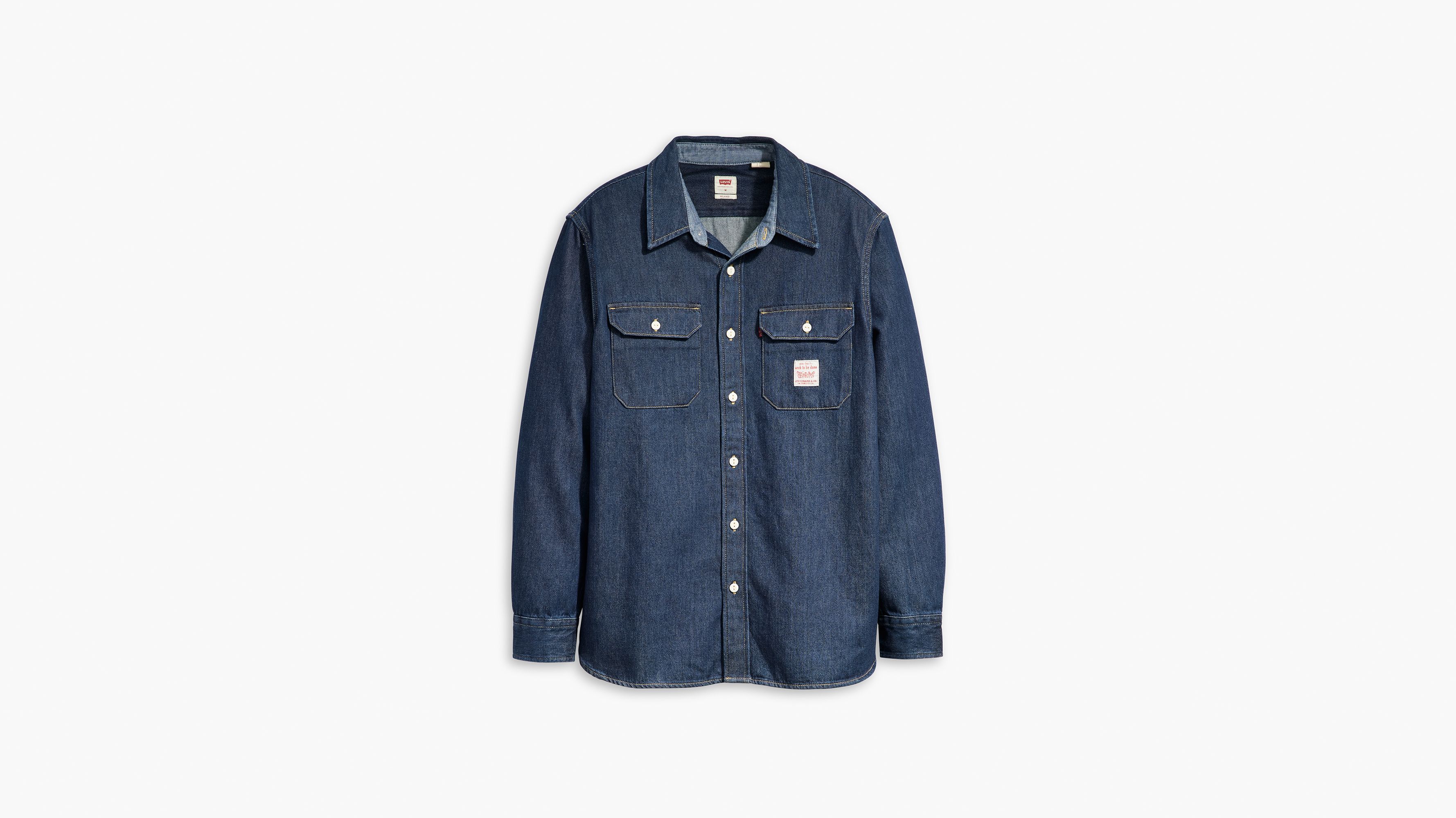 Workwear Classic Worker Shirt - Blue | Levi's® LU